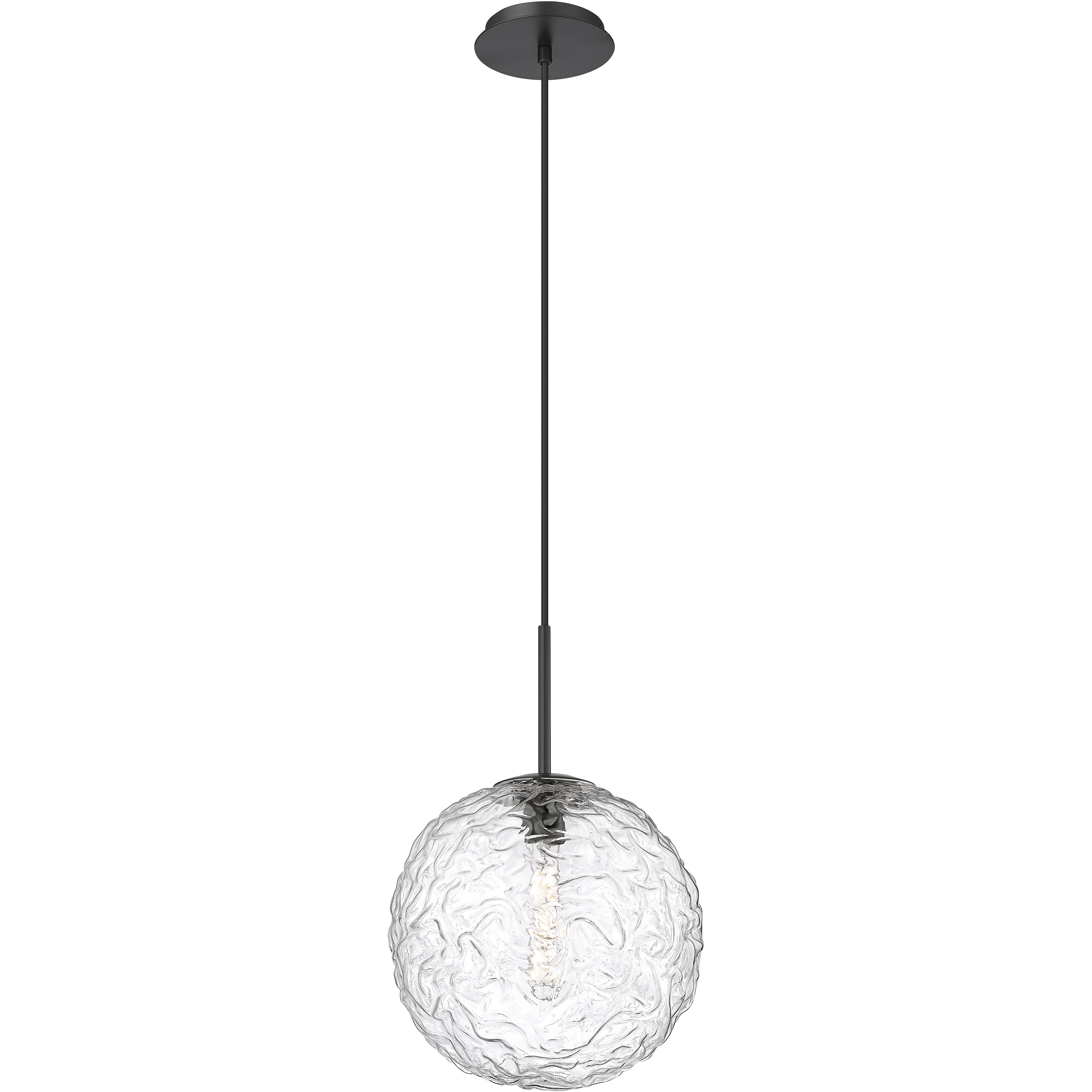 Barrington 1 Light 12 inch Matte Black Mini Pendant Ceiling Light