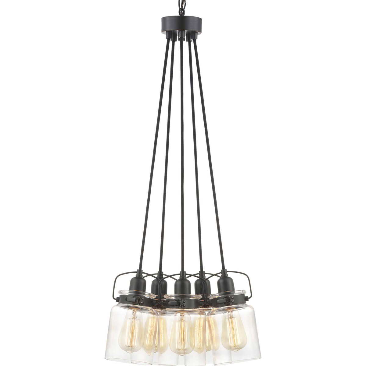 Aft 5 Light 28.63 inch Antique Bronze Chandelier Ceiling Light