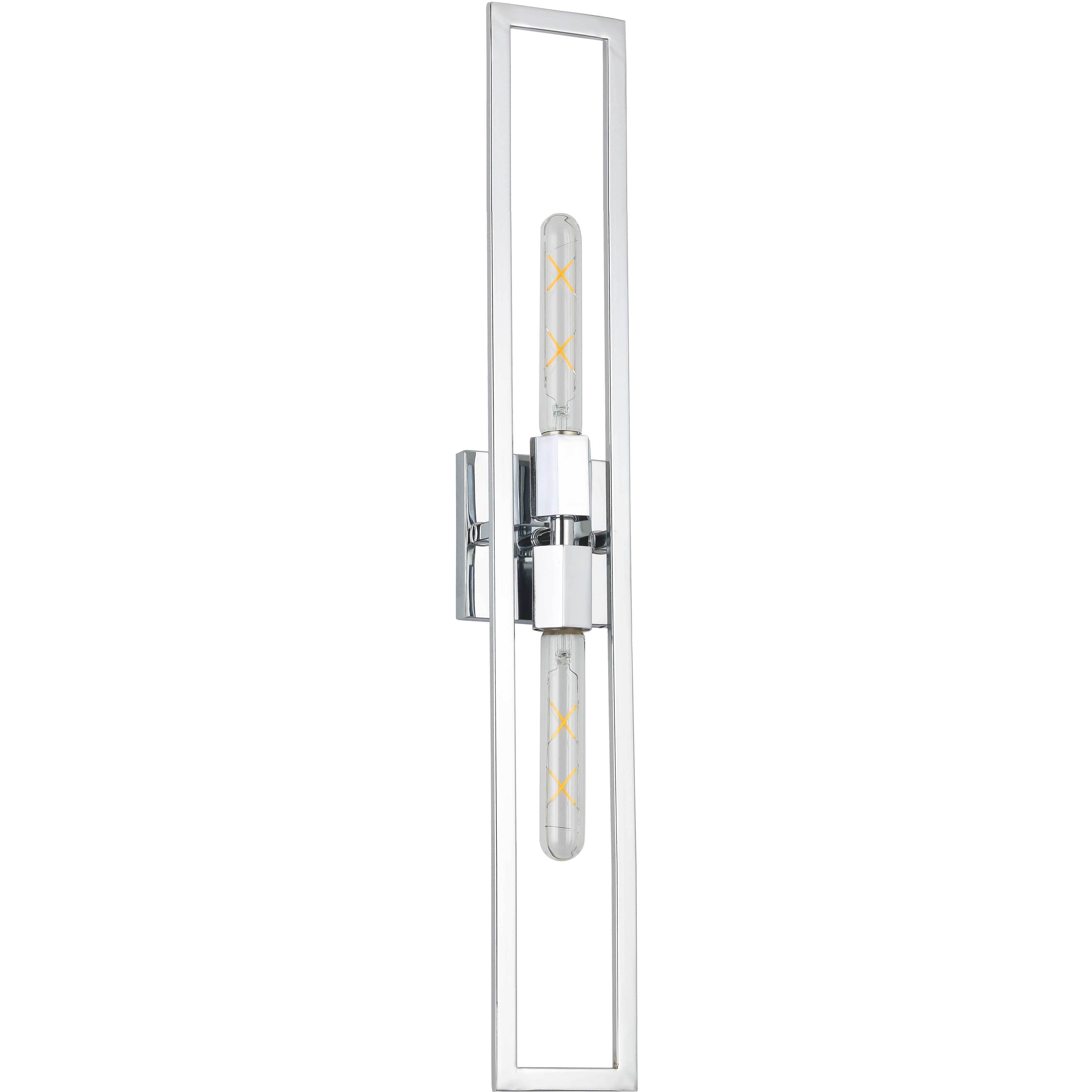 Wisteria 2 Light 4.5 inch Polished Chrome Decorative Wall Sconce Wall Light