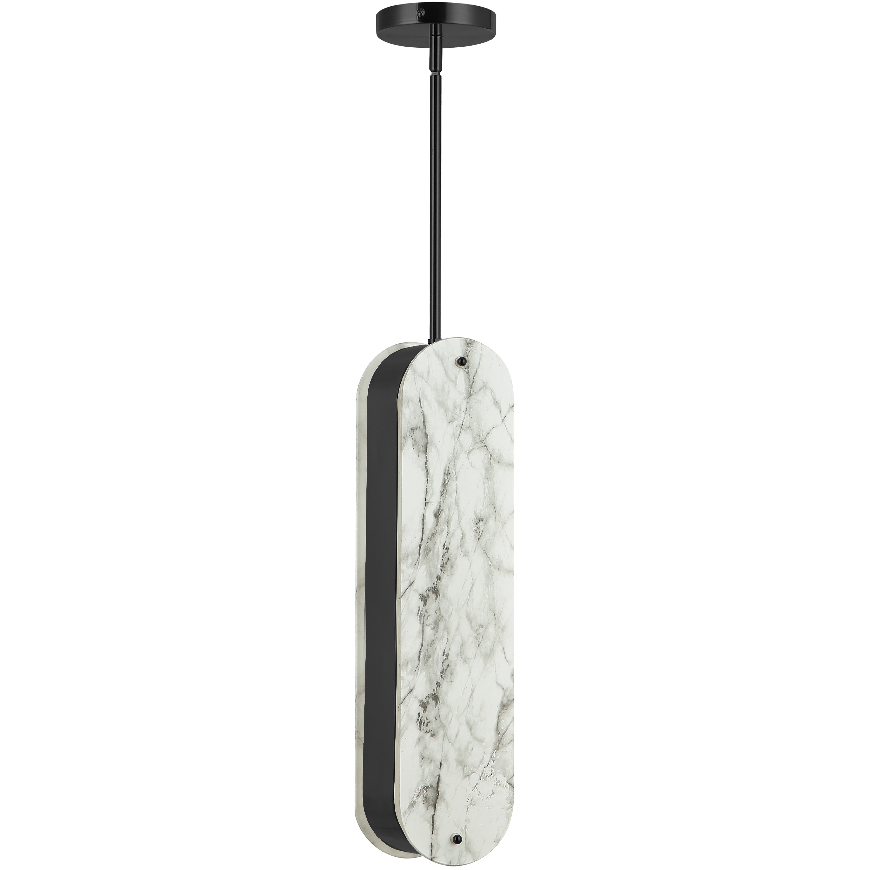 Pascal LED 5 inch Matte Black Pendant Ceiling Light