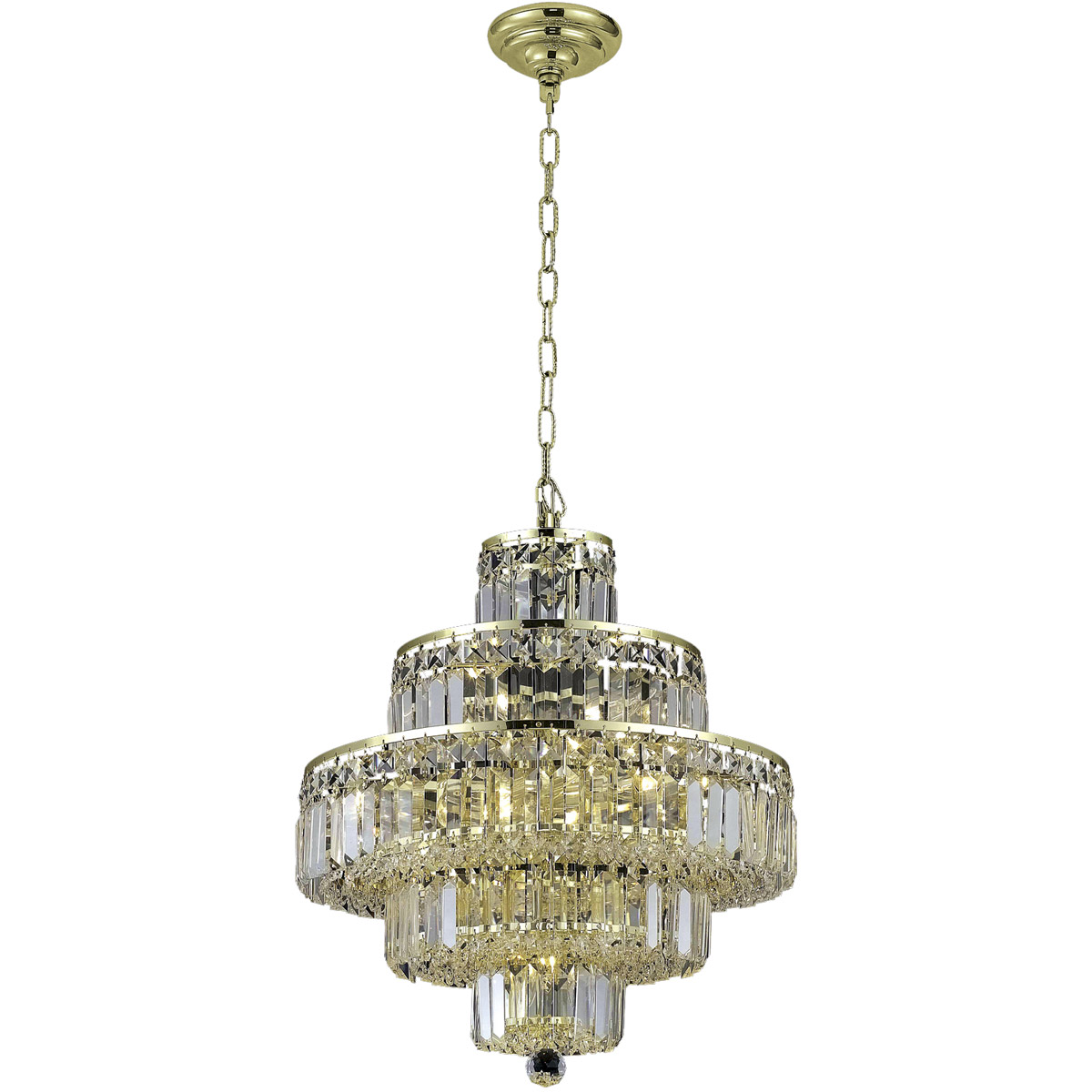Maxime 13 Light 20 inch Gold Dining Chandelier Ceiling Light in Clear, Royal Cut