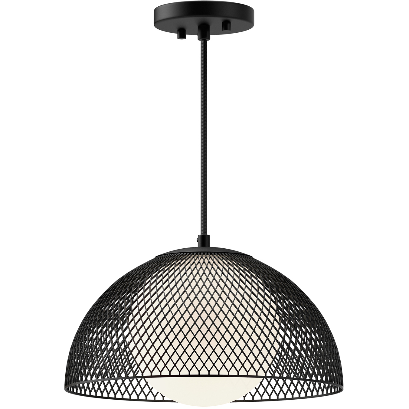 Alora Mood Haven 1 Light 12.63 inch Matte Black Pendant Ceiling Light