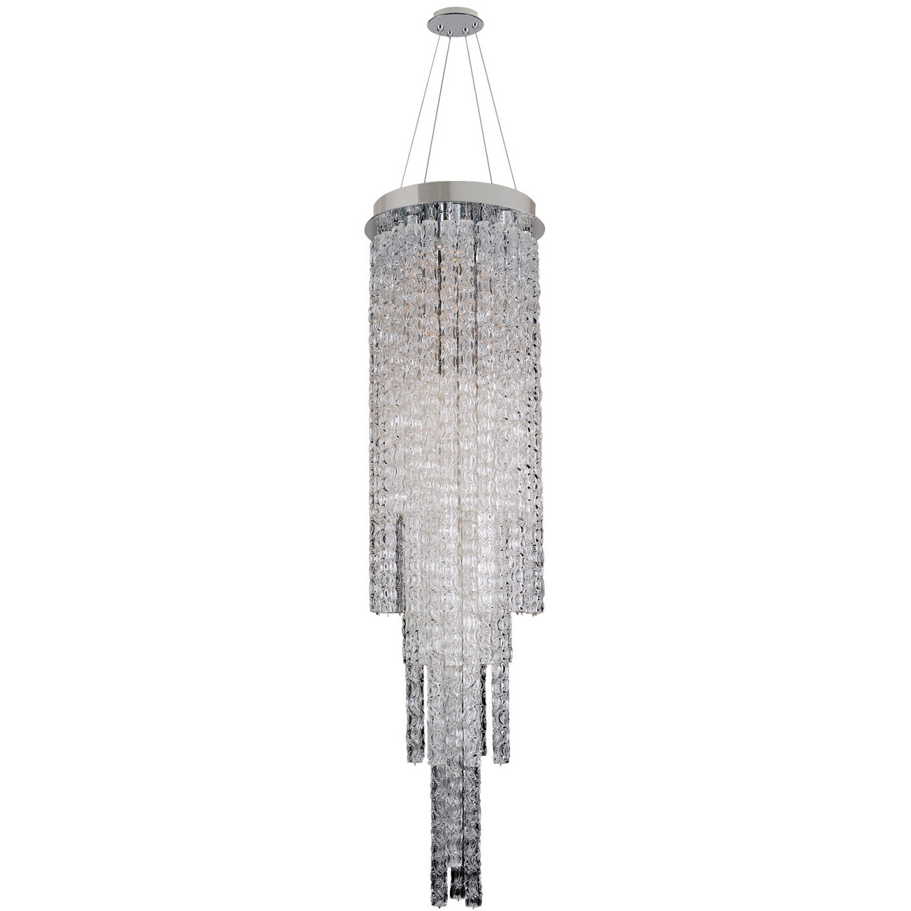 Botticelli 4 Light 16 inch Chrome Convertible Pendant Ceiling Light
