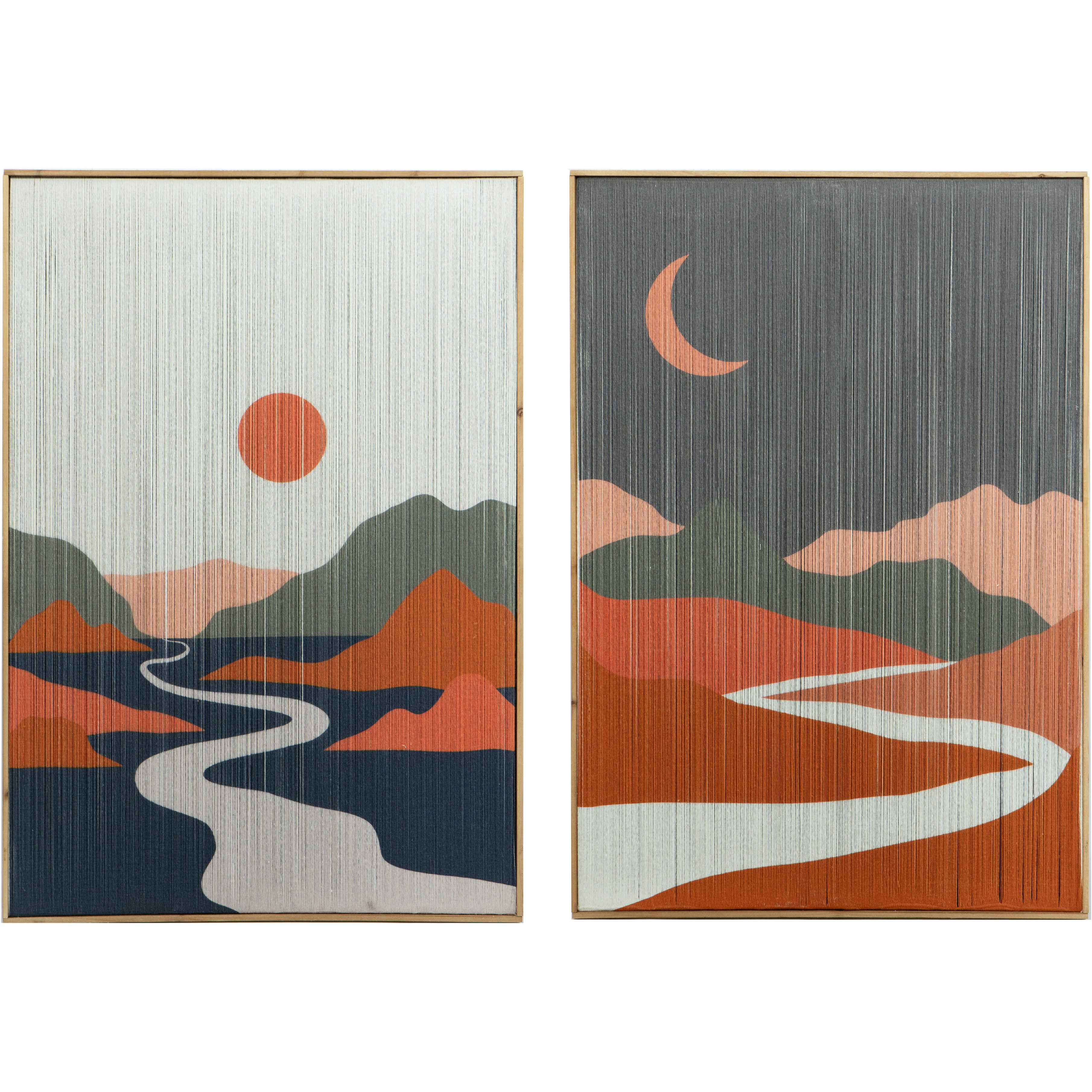 Tassel Multi Color Wall Art