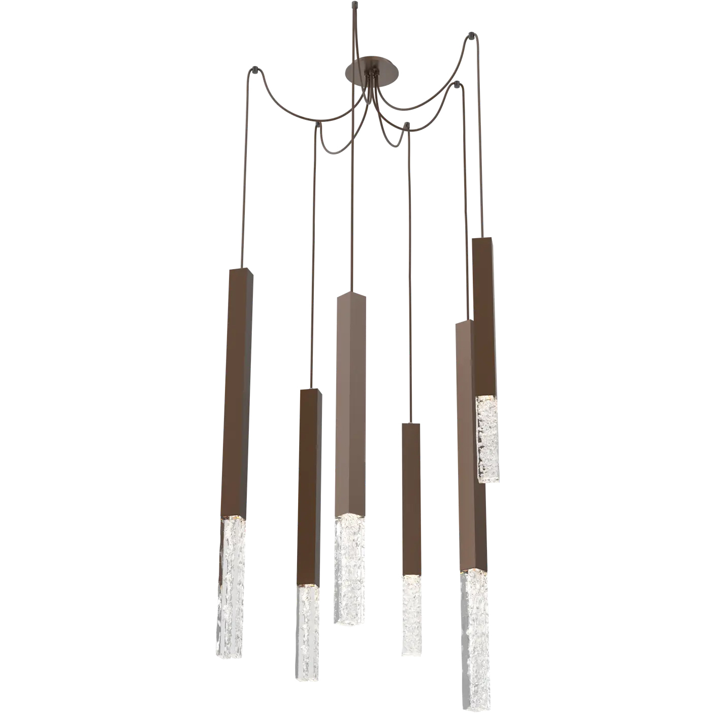 Axis XL LED 11 inch Burnished Bronze Swag Multi-Pendant Ceiling Light