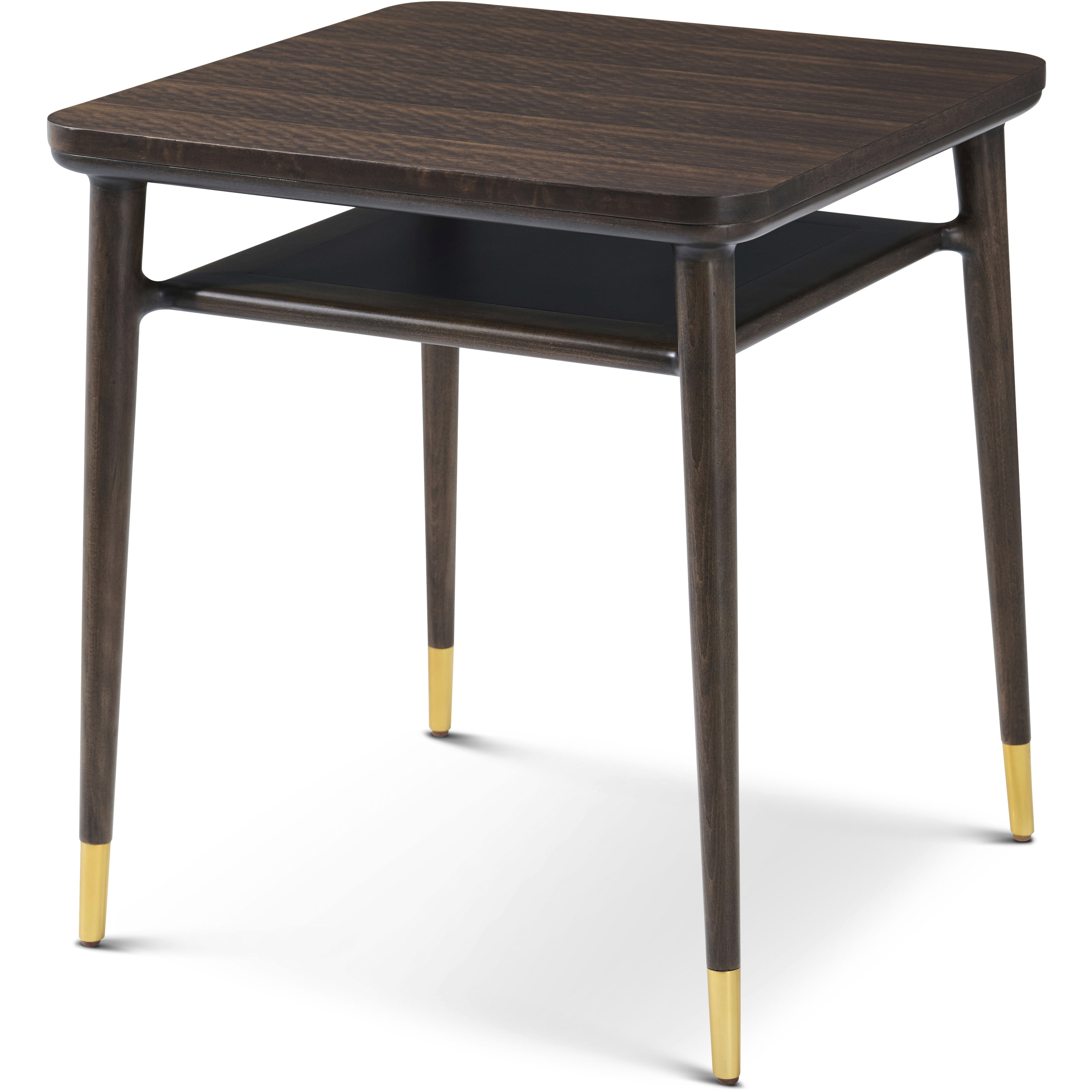 Ashburton Place 24 X 22 inch Fumed Side Table, Wooden, Square, Spencer Green Park