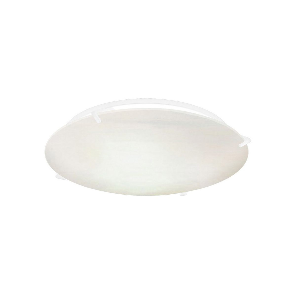 Tazza Satin Nickel 14 inch Recessed Light Shade in Matte White, Alabaster