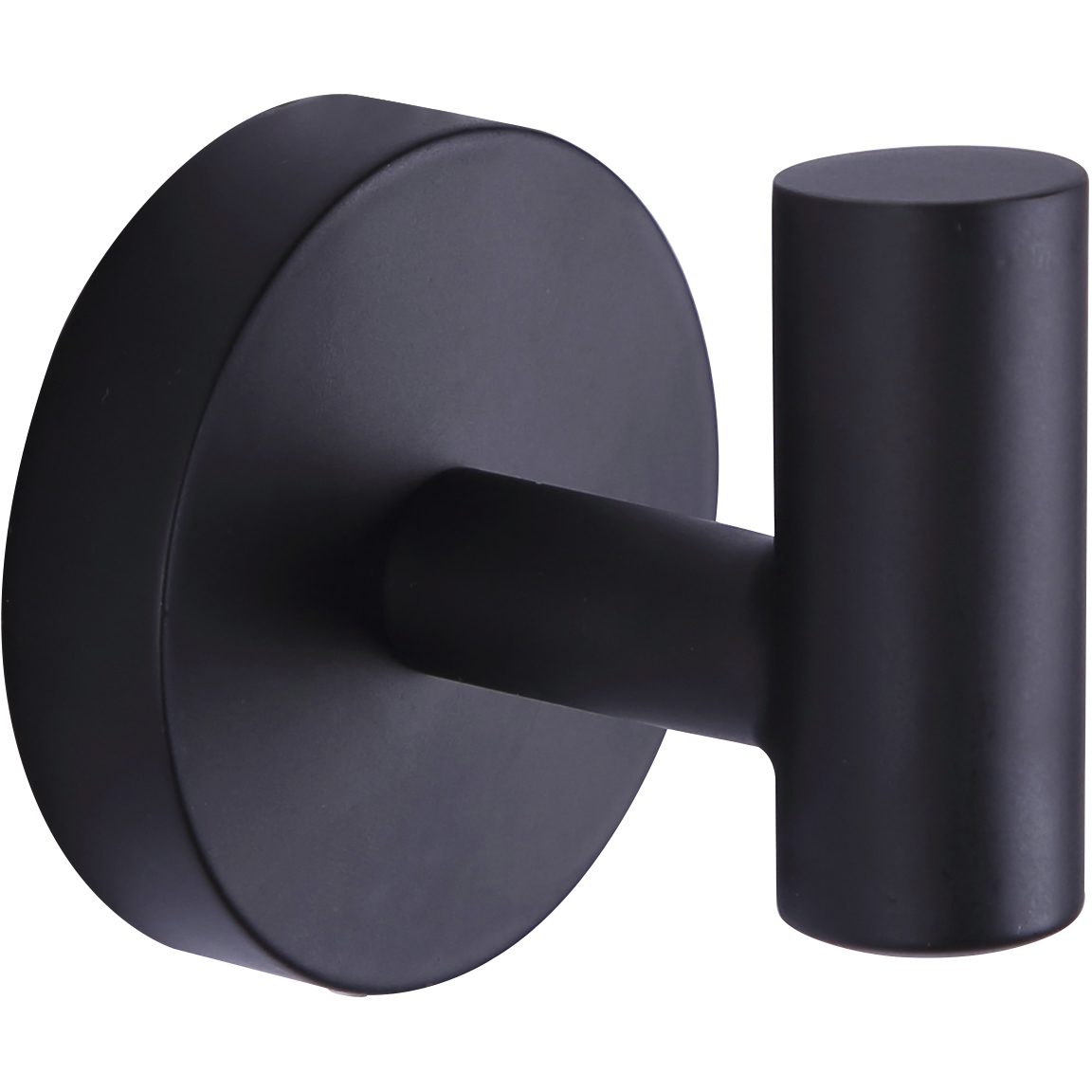 Cain 2 inch Black Robe Hook