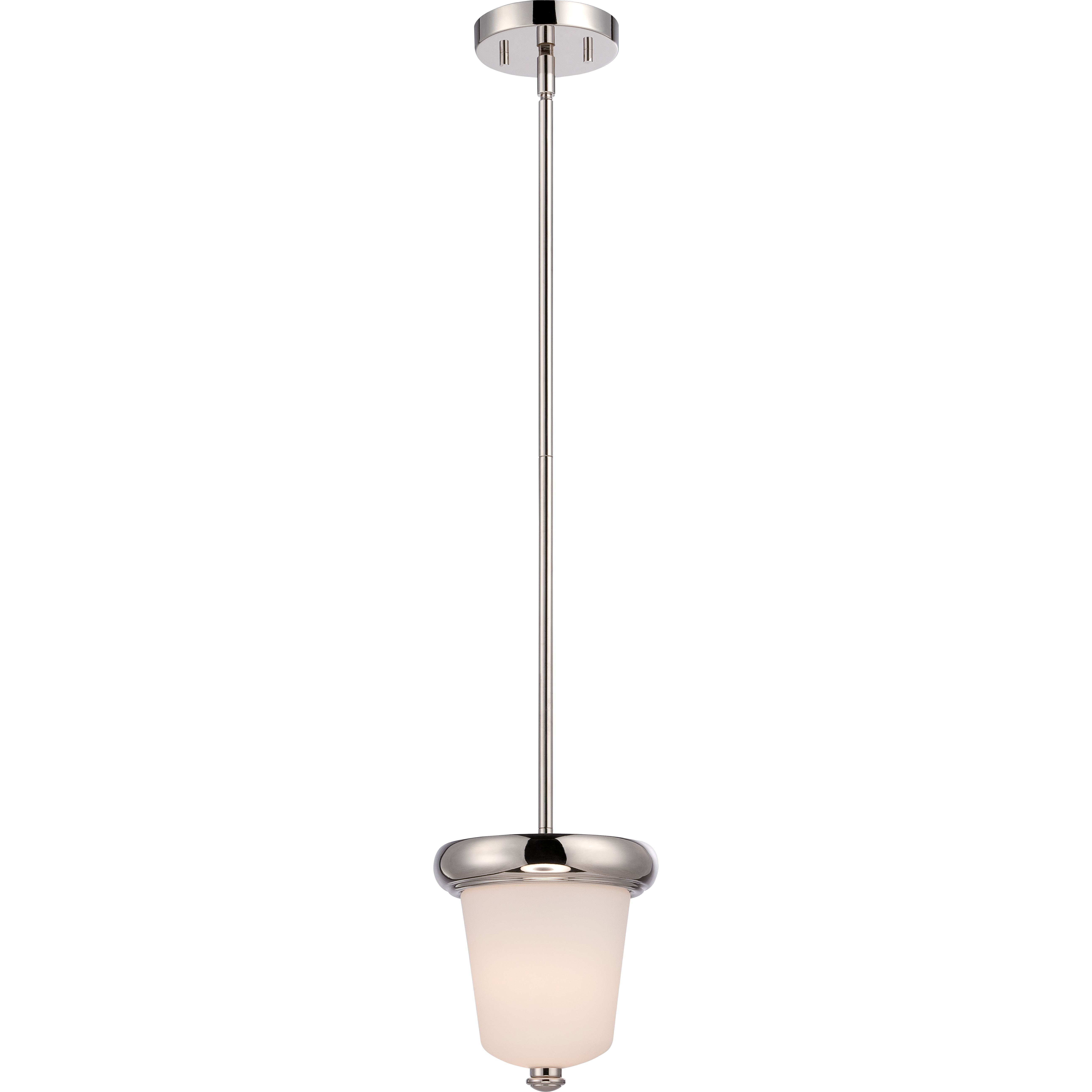 Dylan LED 7 inch Polished Nickel Mini Pendant Ceiling Light