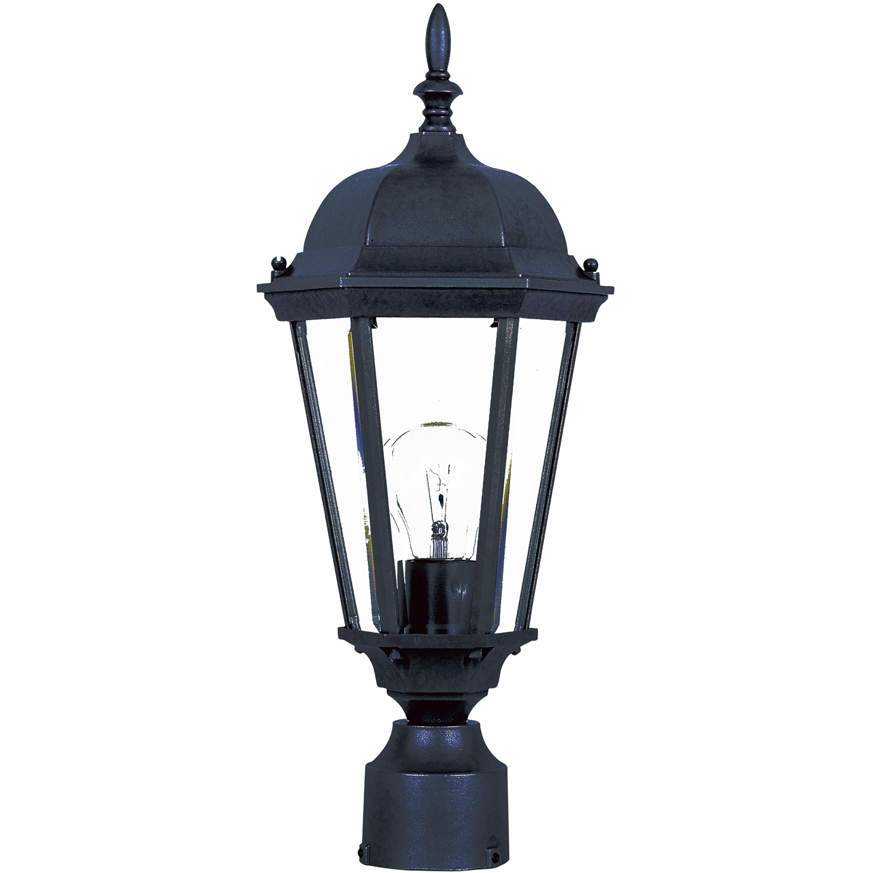 Westlake 1 Light 19 inch Black Outdoor Pole/Post Mount