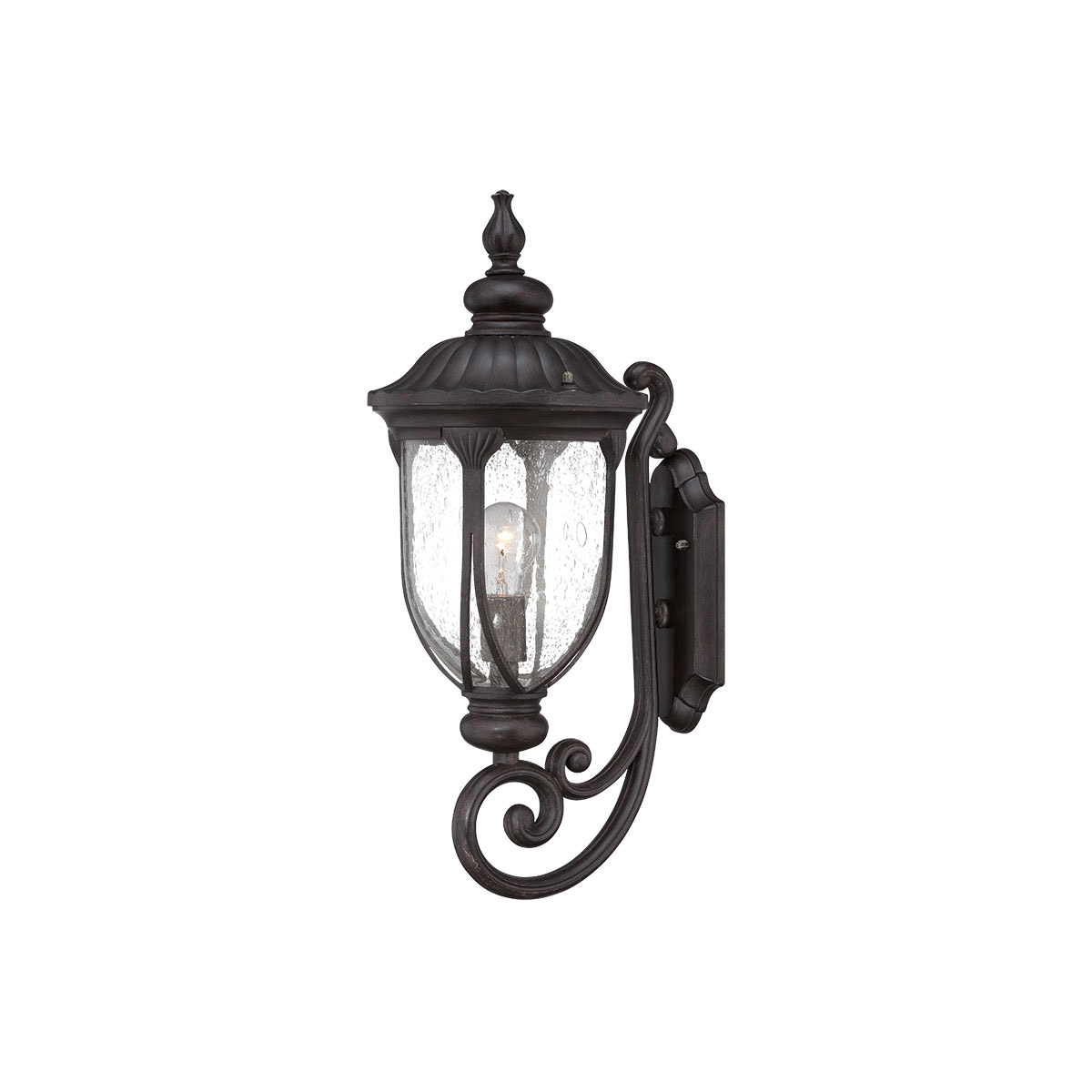 Laurens 1 Light 22.5 inch Black Coral Exterior Wall Mount