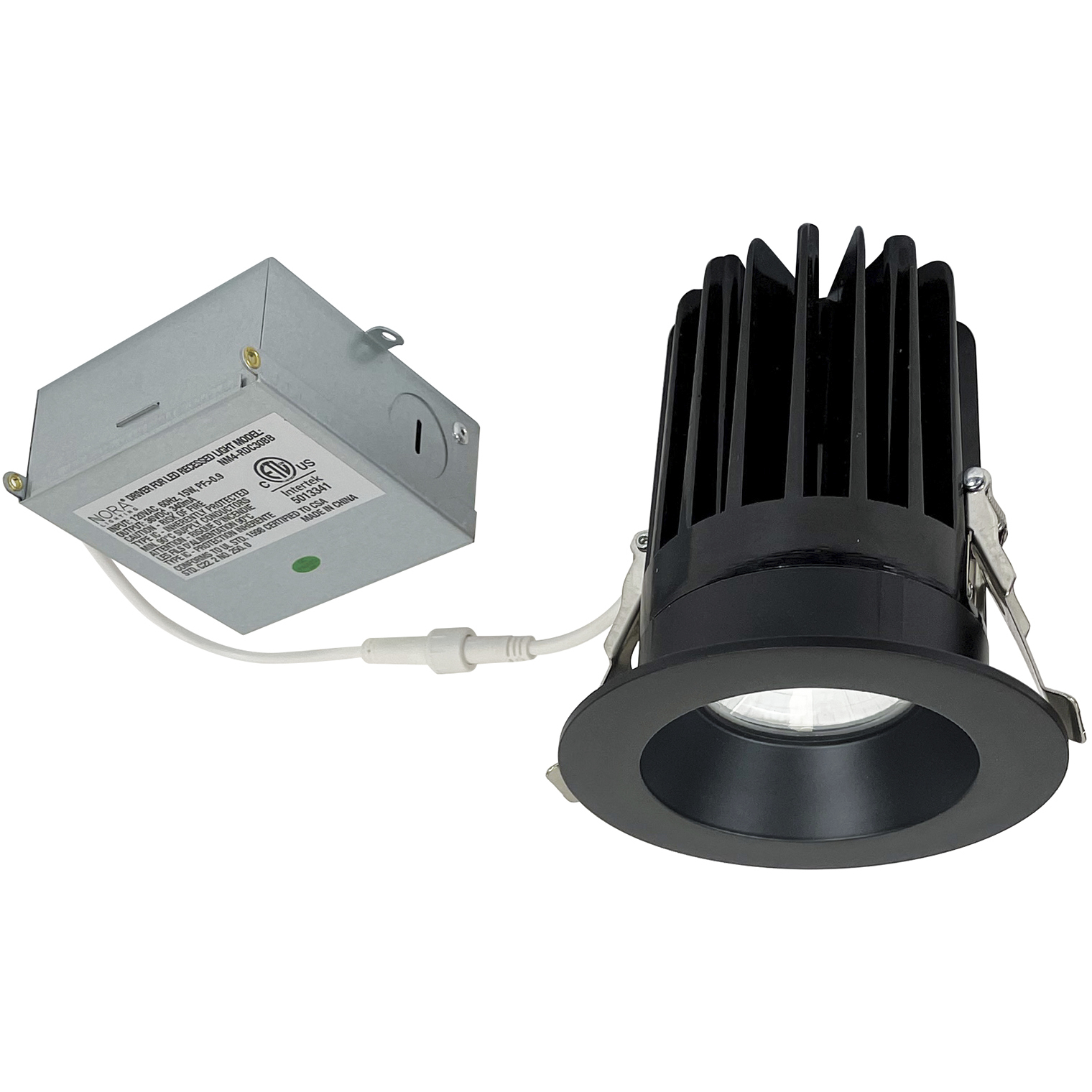 M4 Black Round Downlight