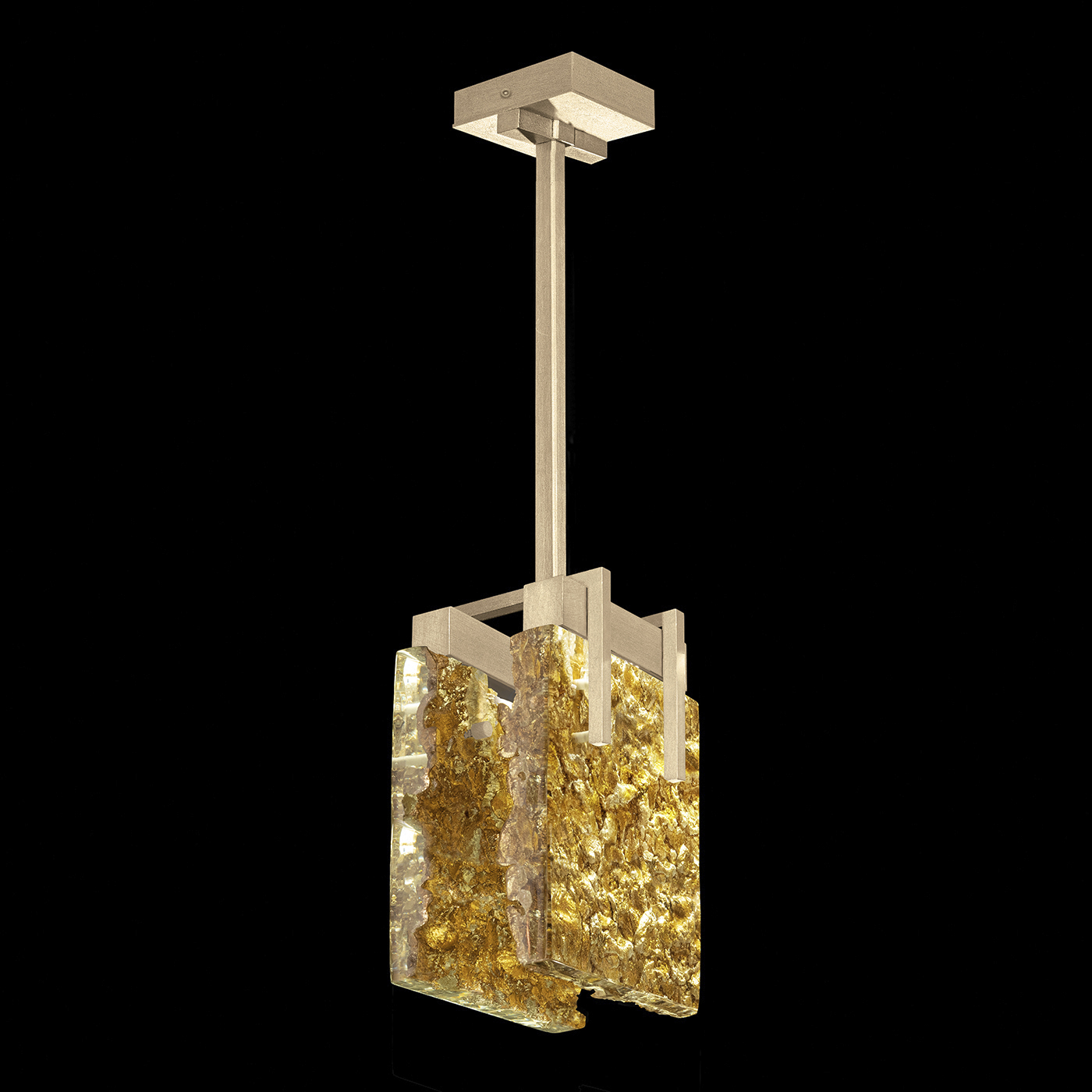 Terra LED 7.75 inch Gold Pendant Ceiling Light