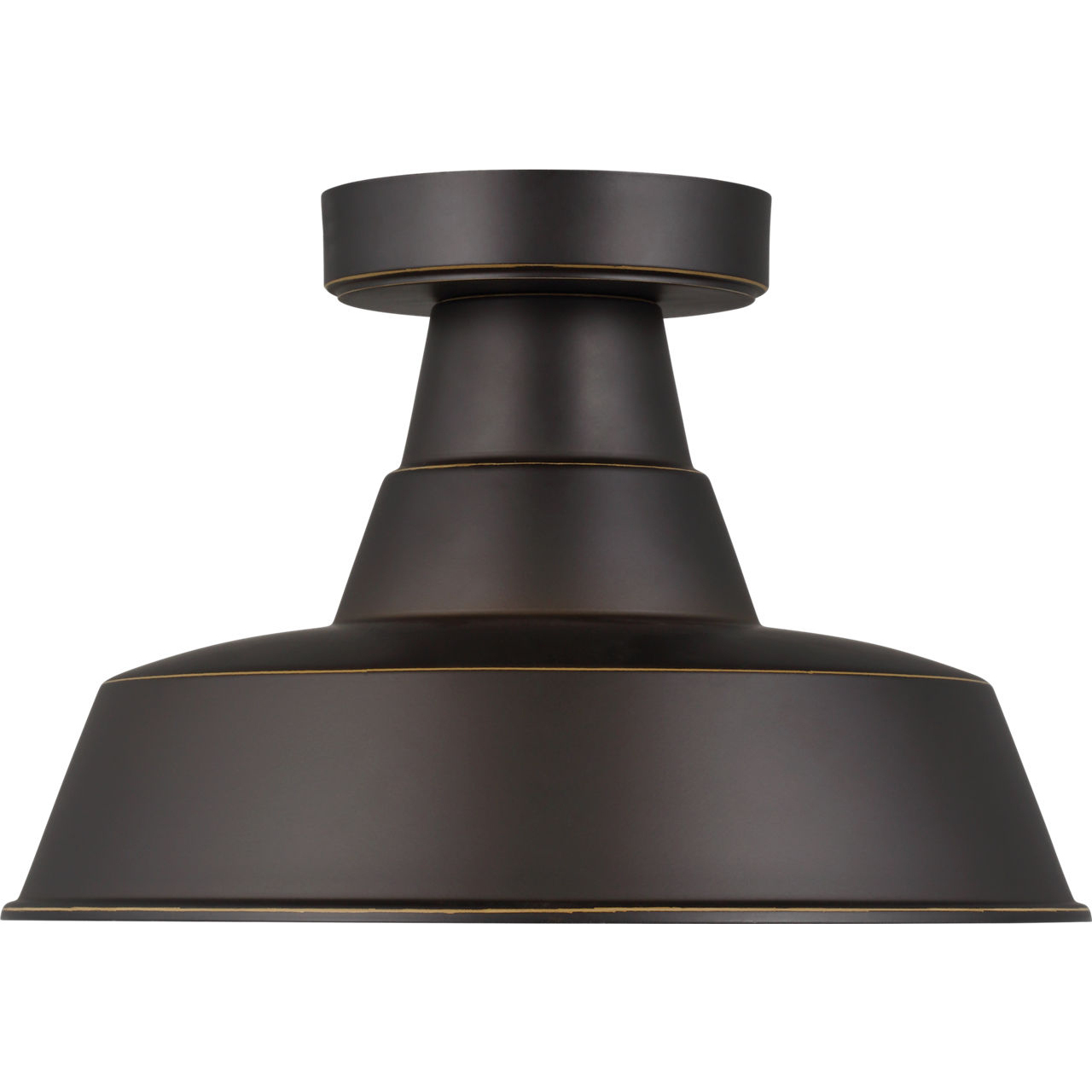 Sean Lavin Barn Light 1 Light 12 inch Antique Bronze Outdoor Flush Mount