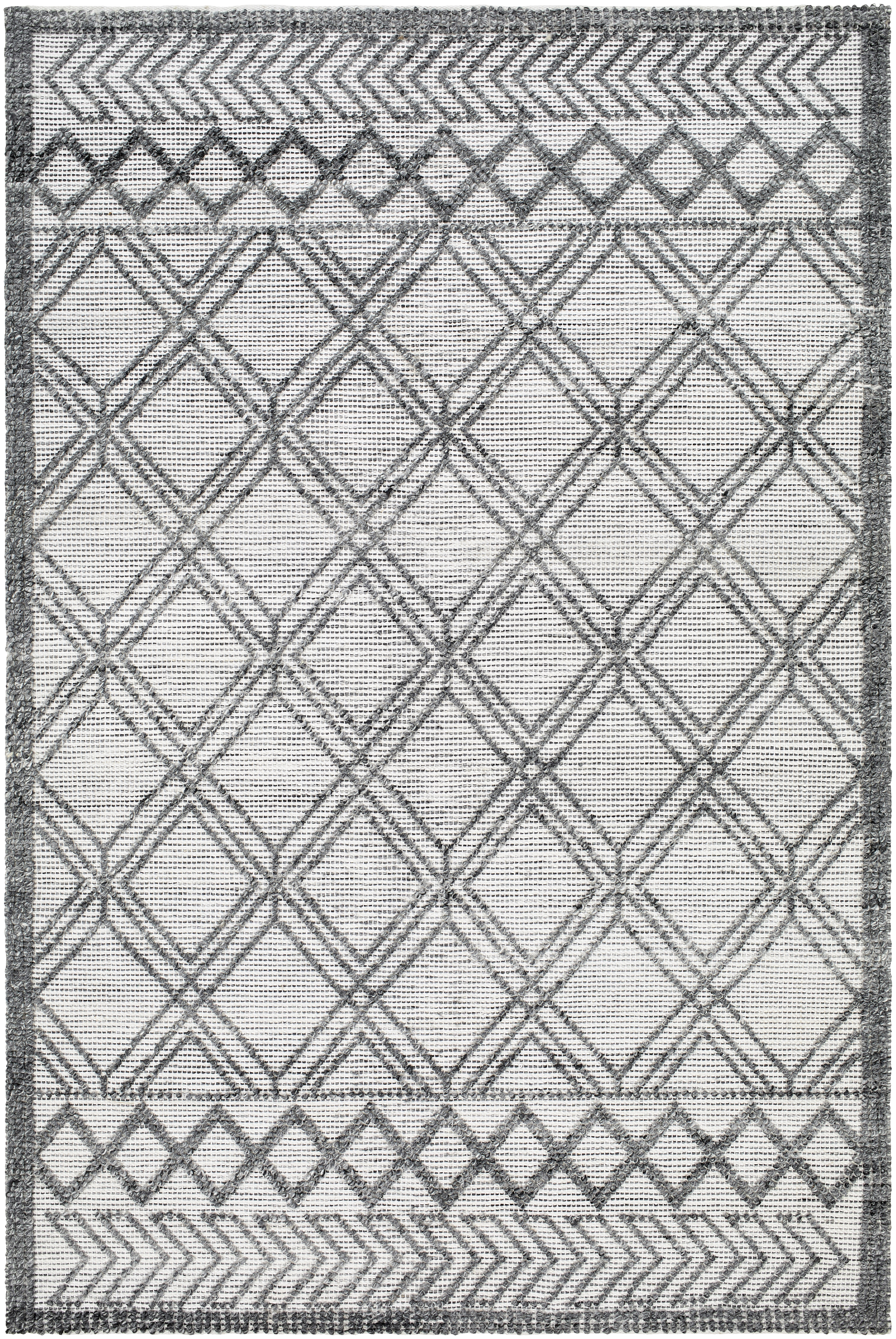 Napoli 90 X 60 inch White Rug, Rectangle