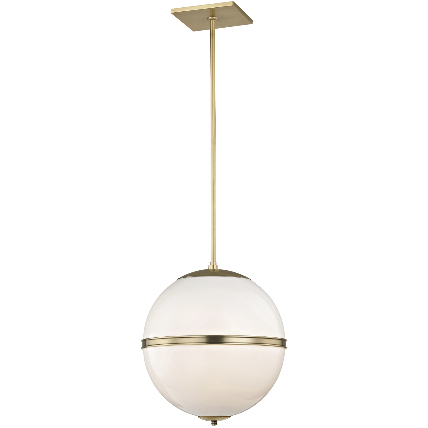 Truax 4 Light 16 inch Aged Brass Pendant Ceiling Light