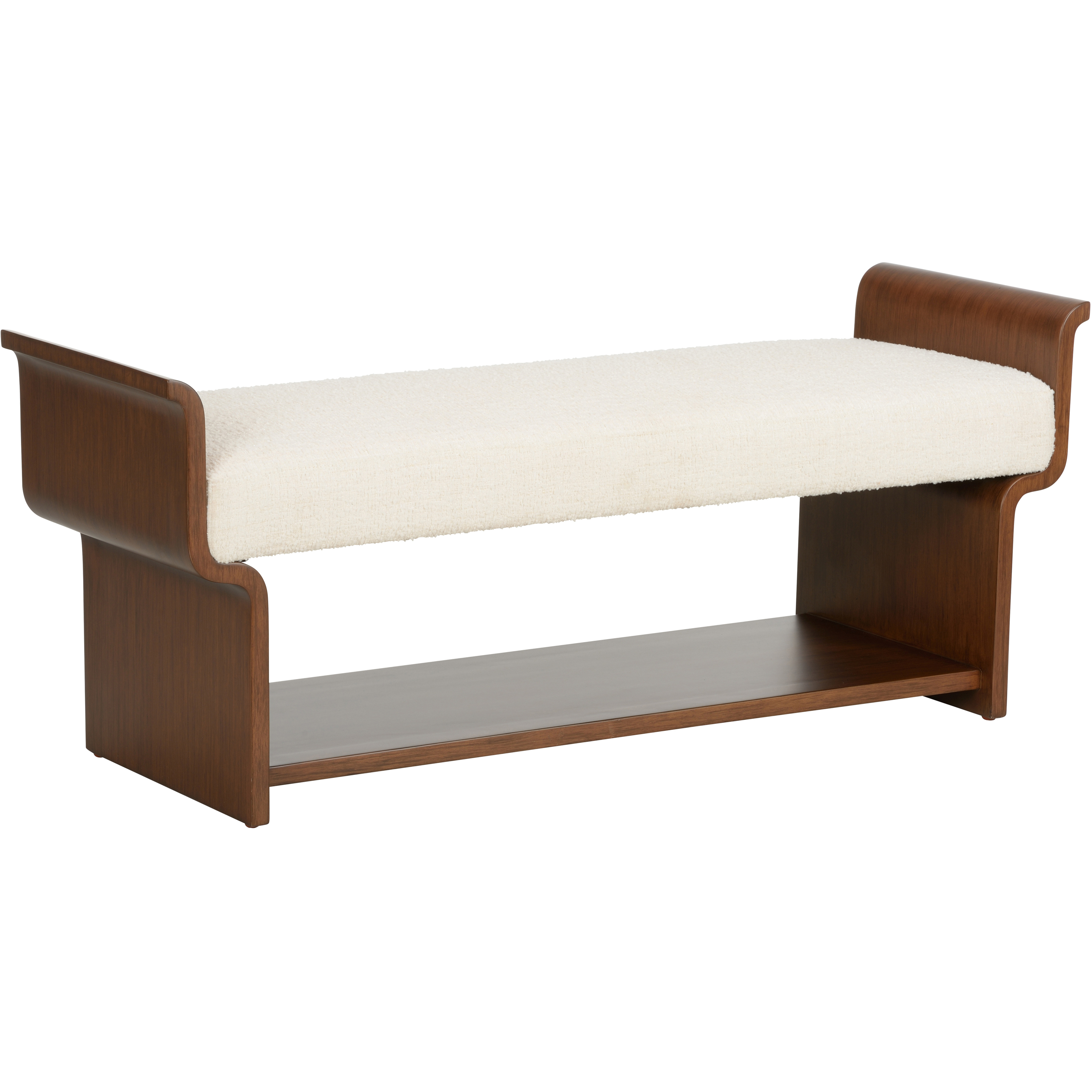 Ando White/Cream Bench