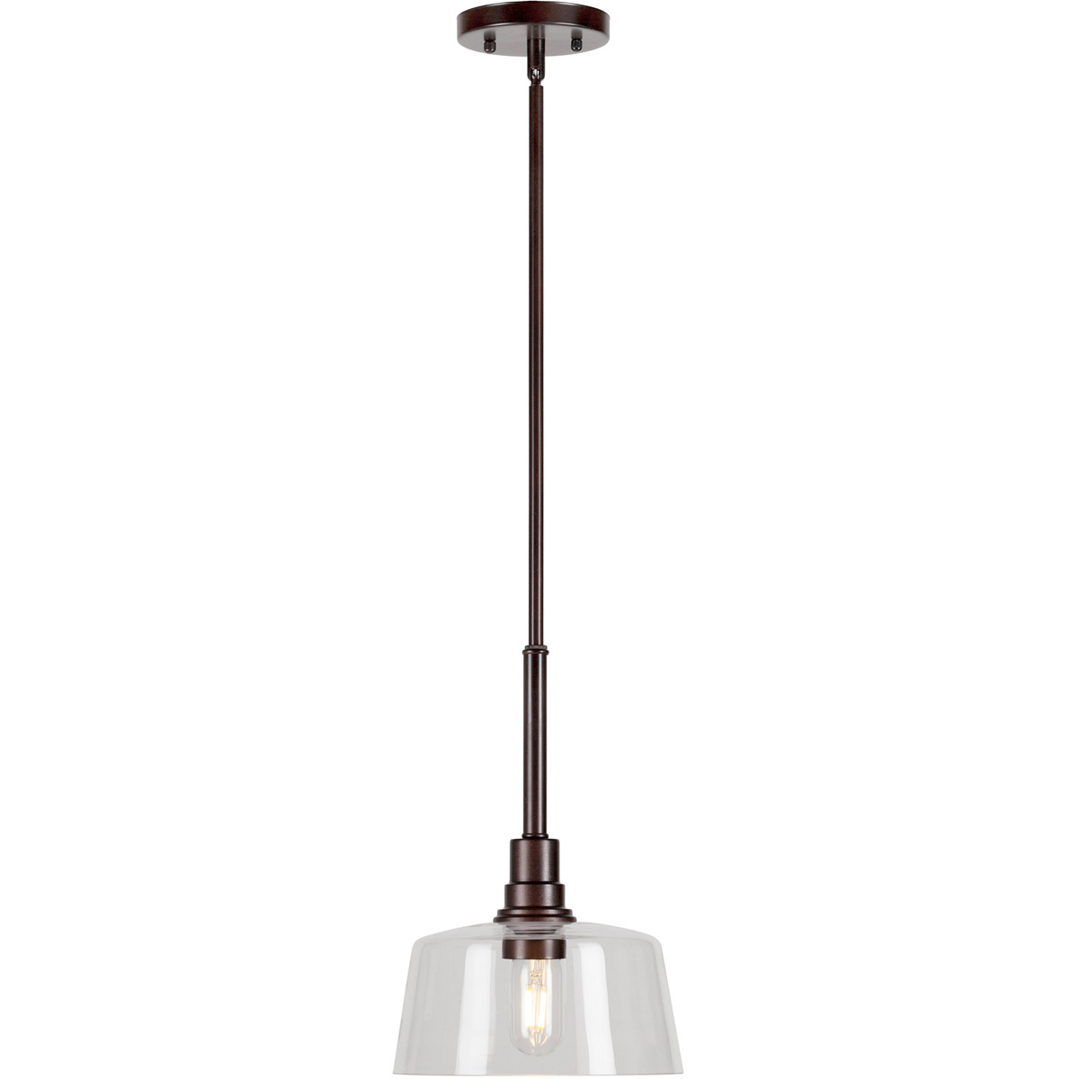 Acopa 1 Light 9 inch Antique Bronze Mini Pendant Ceiling Light