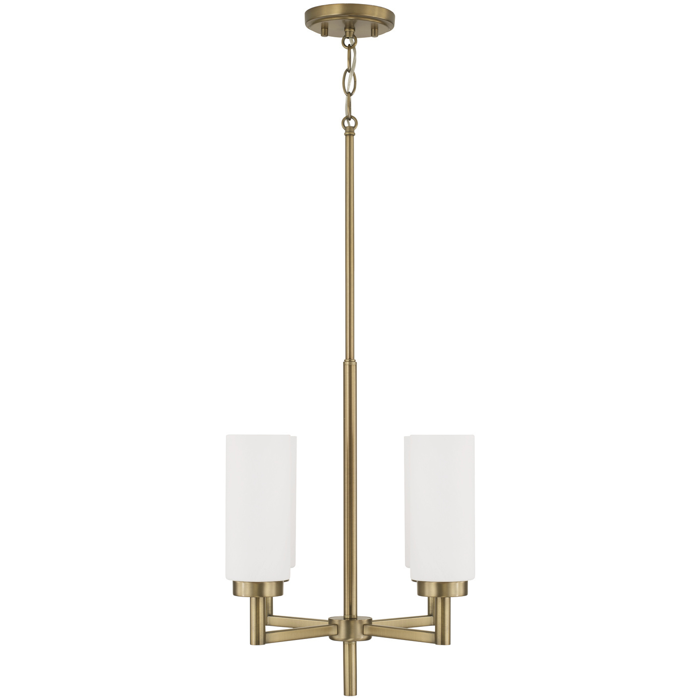Alyssa 4 Light 16.25 inch Aged Brass Pendant Ceiling Light