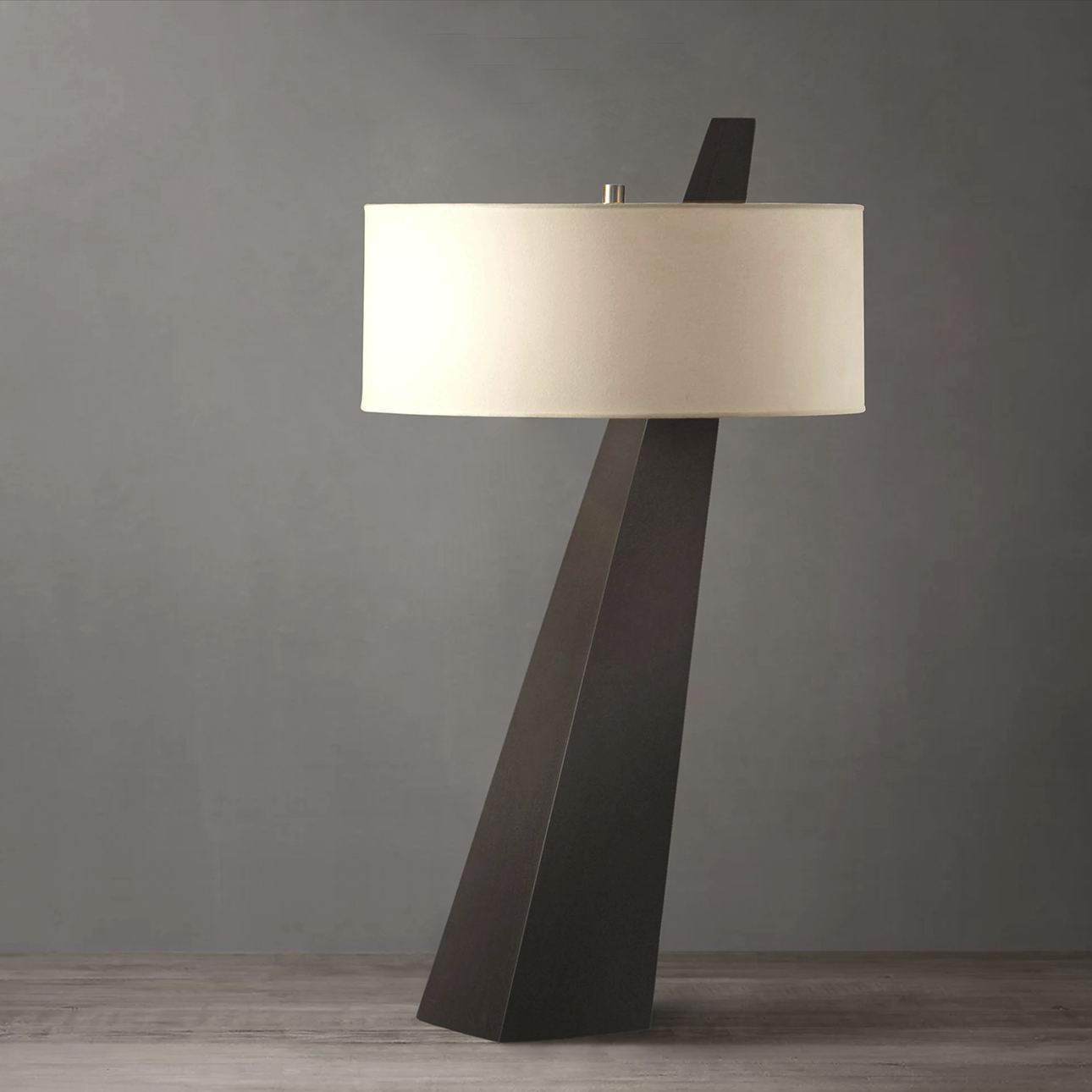 Obelisk 29 inch 9.00 watt Dark Walnut Table Lamp Portable Light