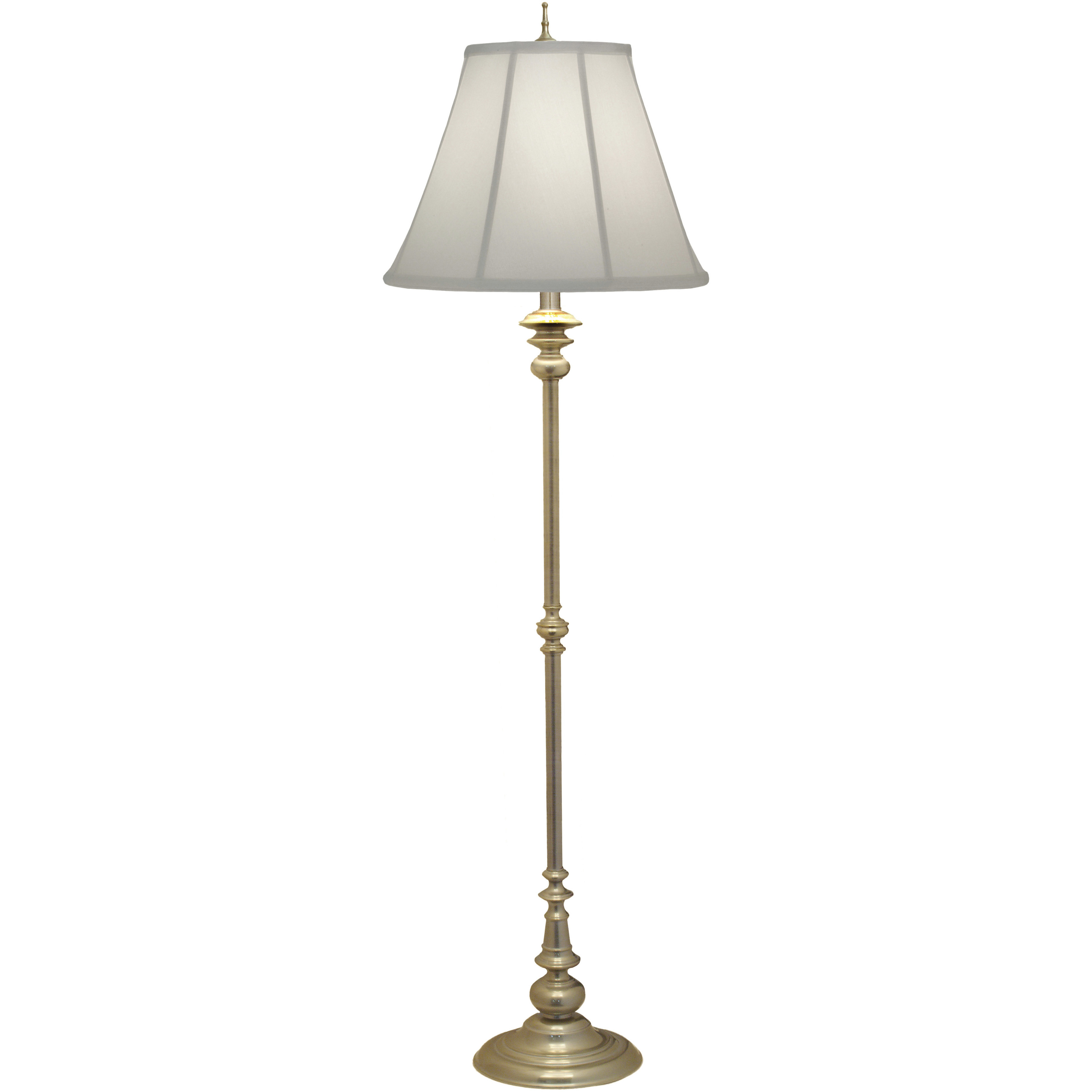 Ellie 67 inch 150 watt Milano Silver Floor Lamp Portable Light
