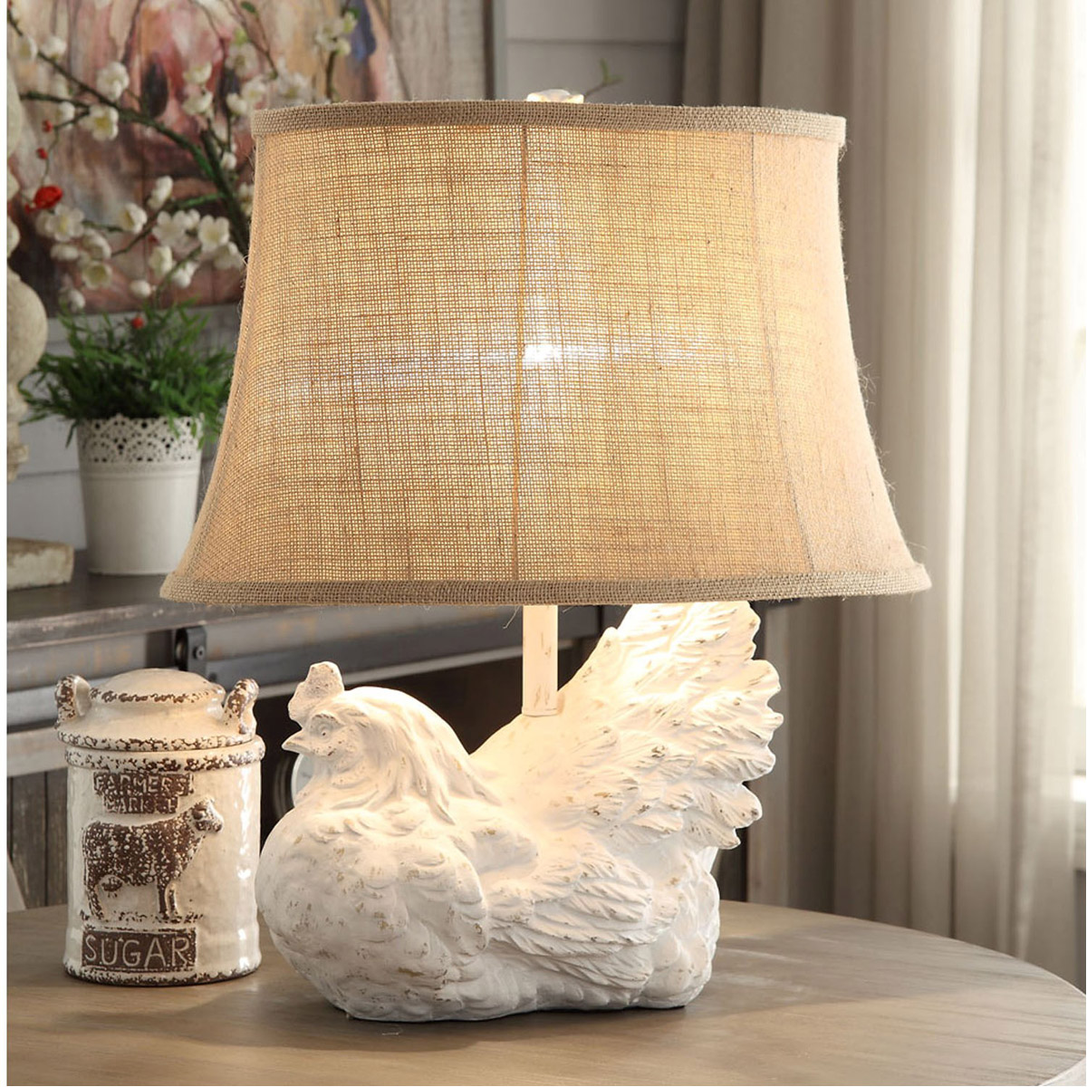 Rooster lamps for kitchen store