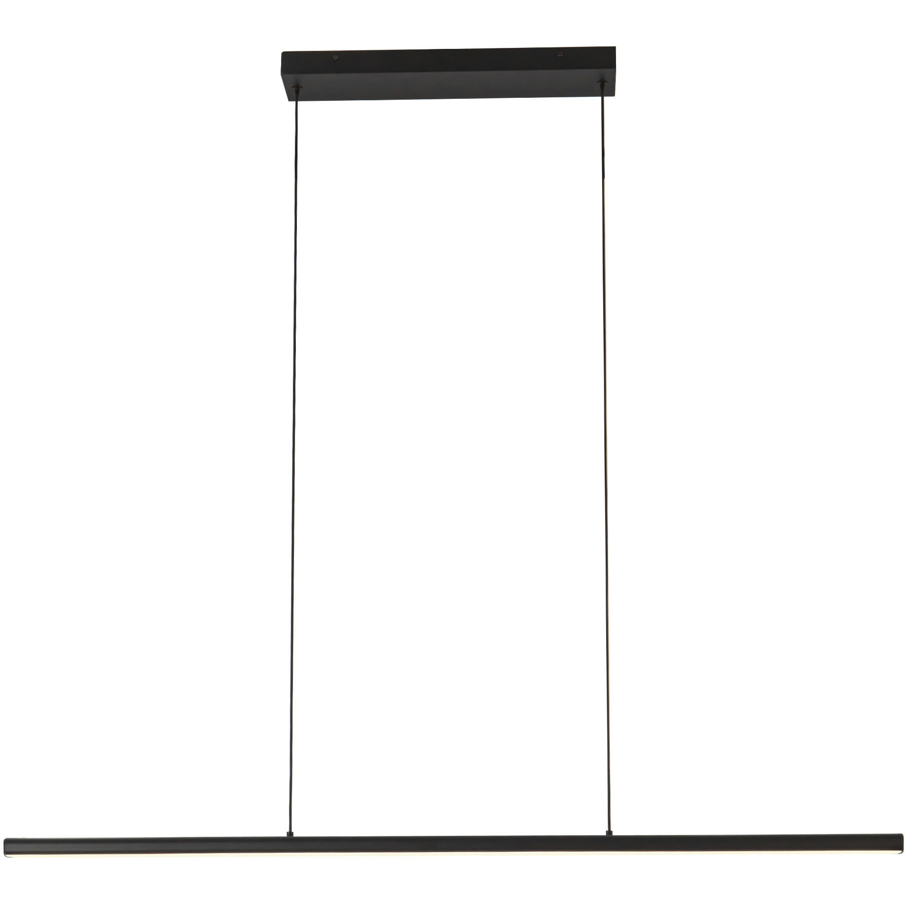 Drift 45 inch Black Linear Pendant Ceiling Light