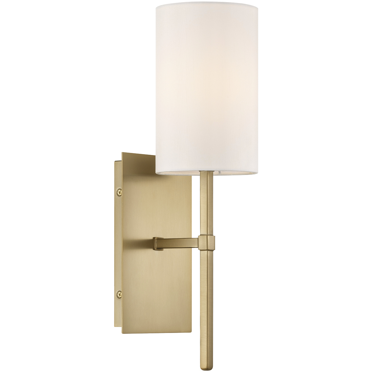 Veronica Bath Sconce Wall Light in Aged Brass
