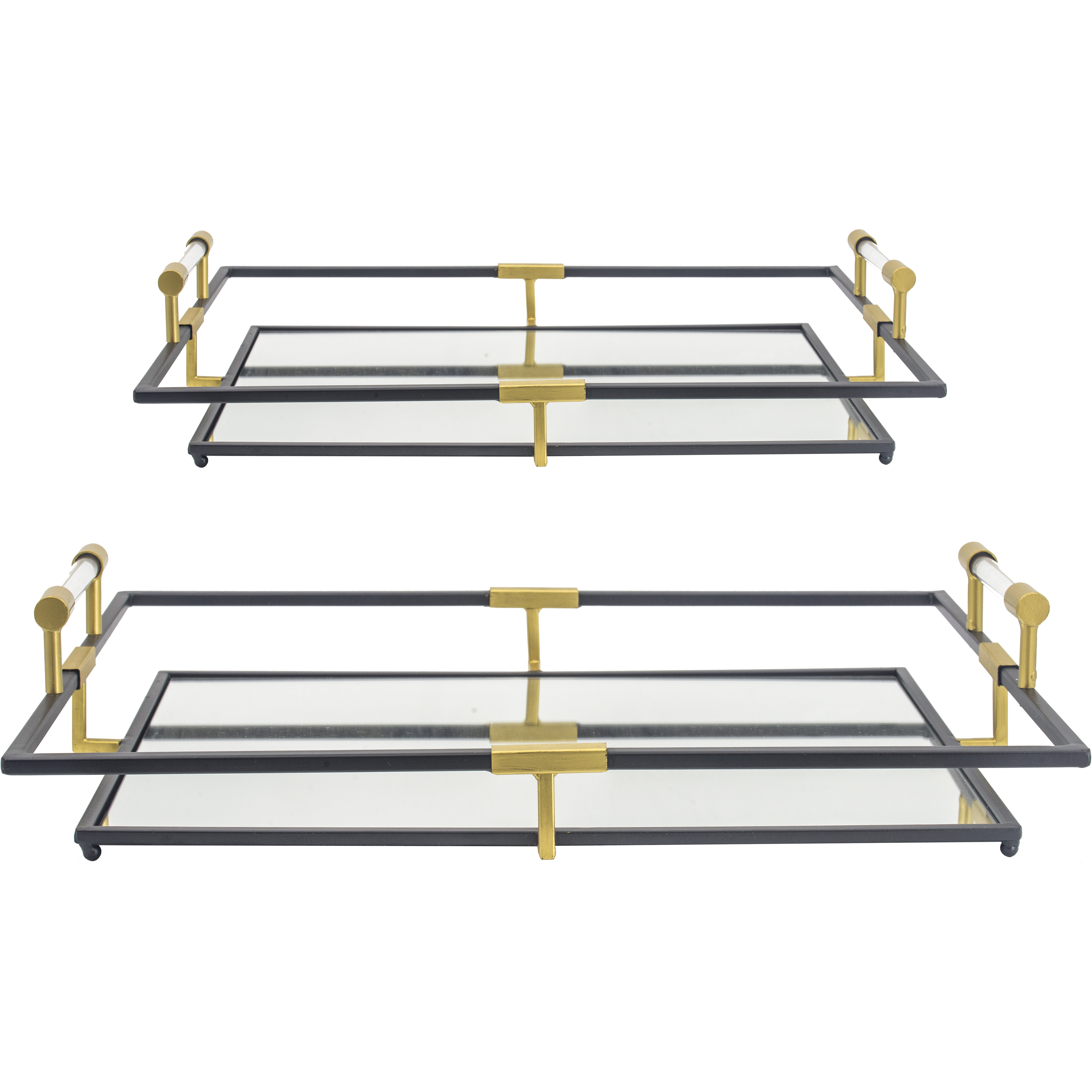 Tribute Black/Gold Tray