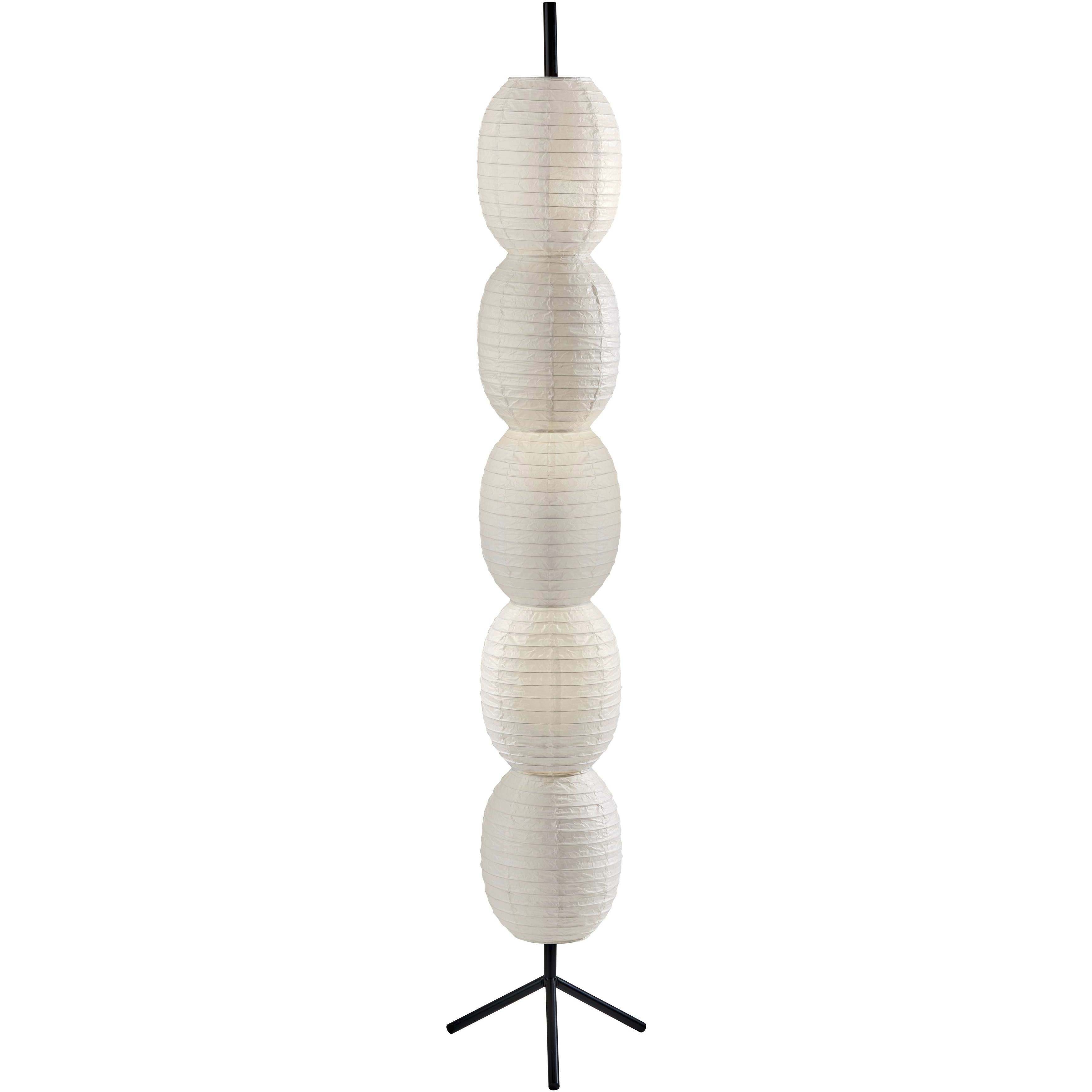Lanai 60 inch 40 watt Black Floor Lamp Portable Light