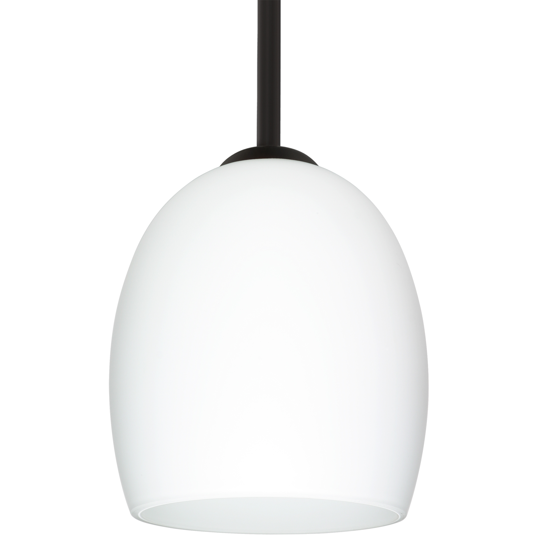 Lucia 1 Light Black Stem Pendant Ceiling Light