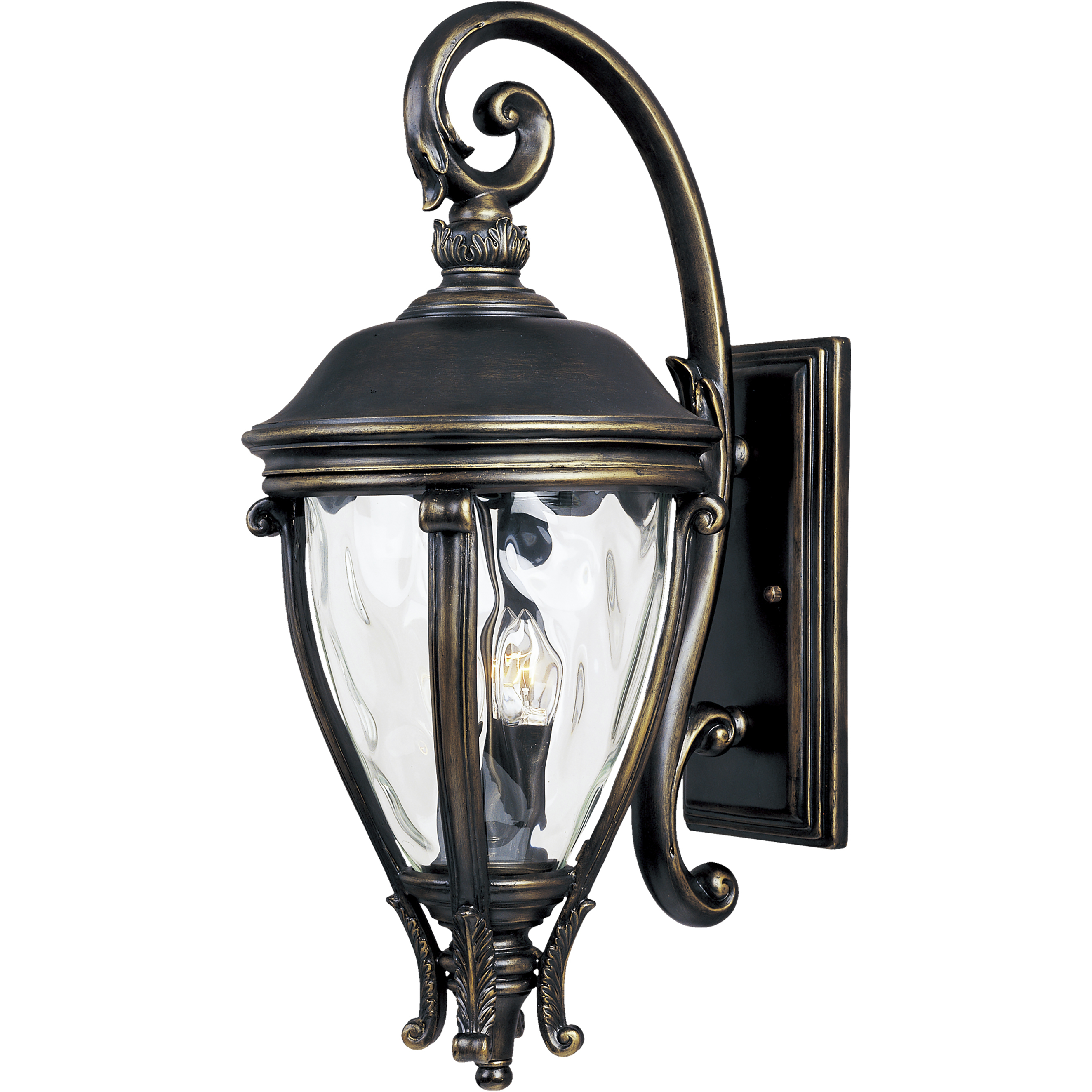 Camden VX 3 Light 29 inch Golden Bronze Outdoor Wall Mount