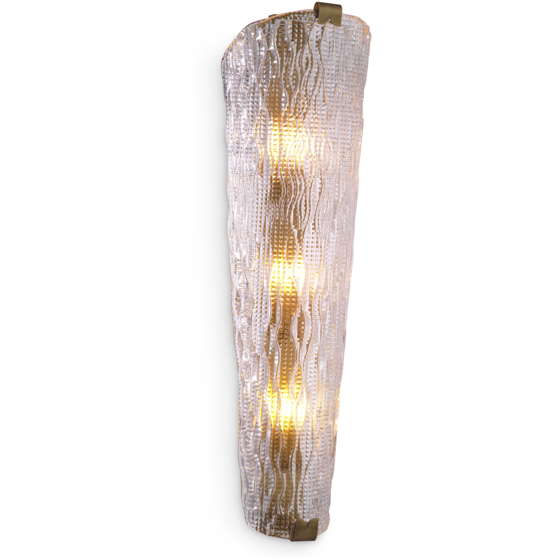 Todd 3 Light 7.87 inch Antique Brass and Handmade Glass Wall Lamp Wall Light