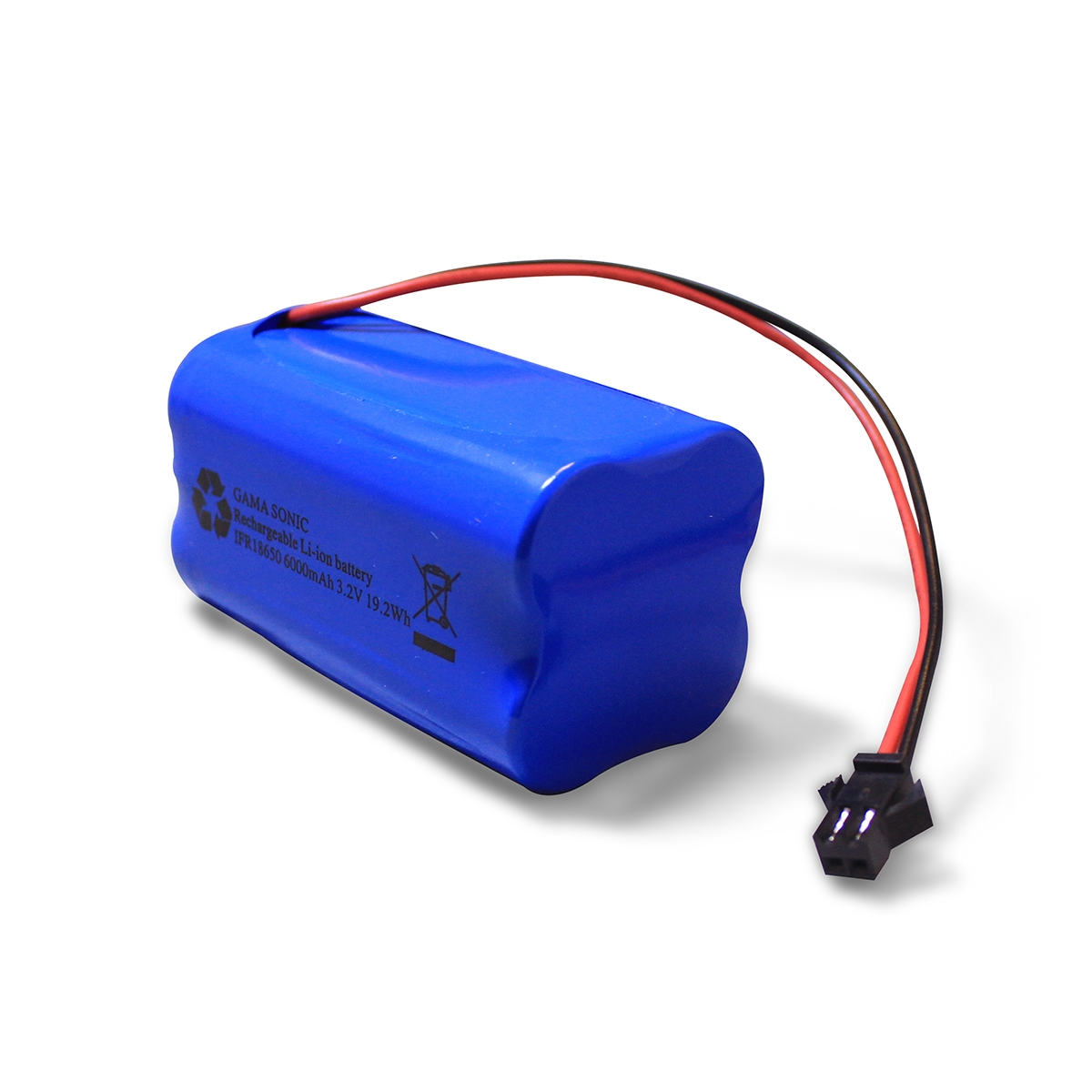 Gama Sonic GS32V60 Christopher Blue Batteries, Easy Installation