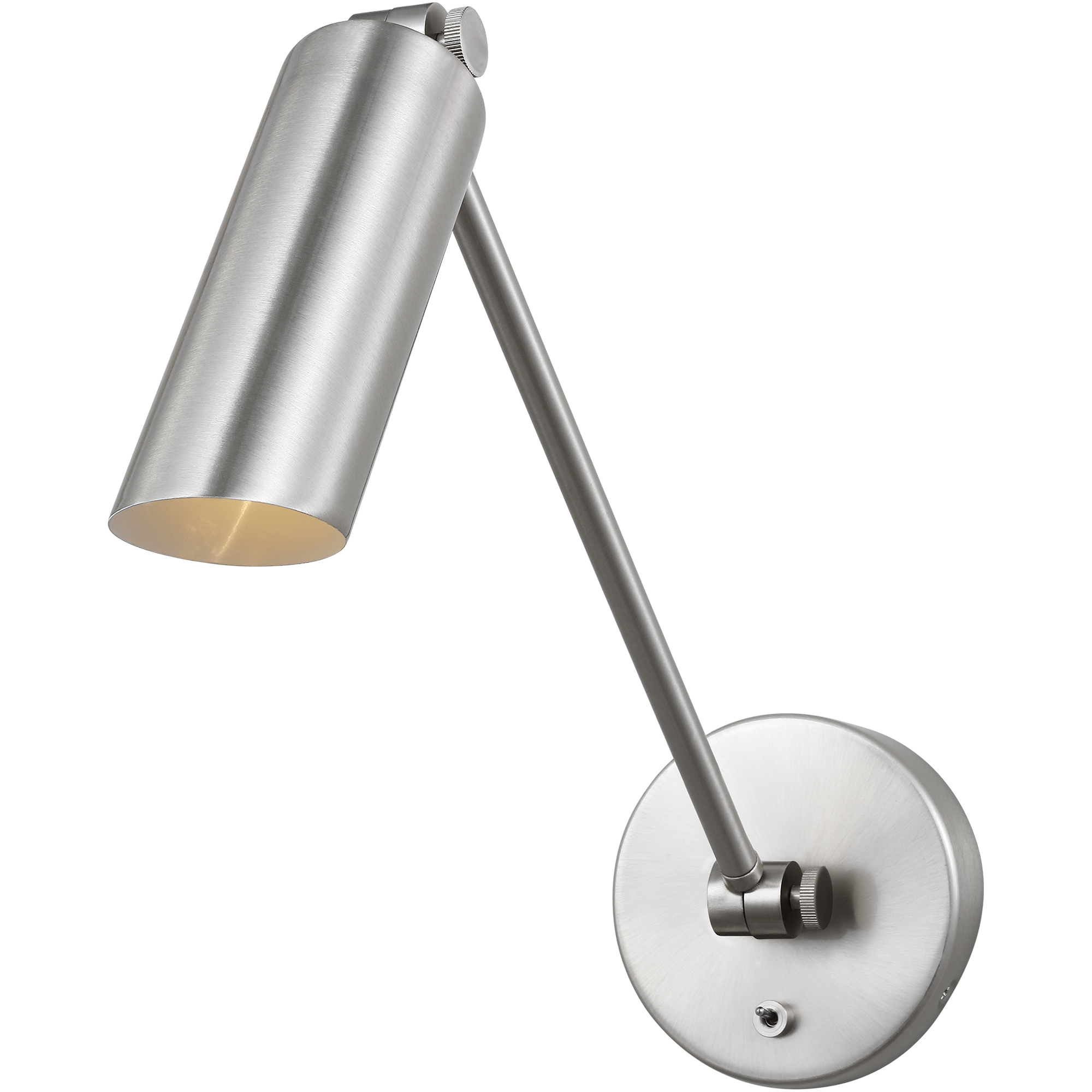 Drew & Jonathan Frasar 1 Light 4.75 inch Brushed Nickel One Arm Sconce Wall Light, Medium