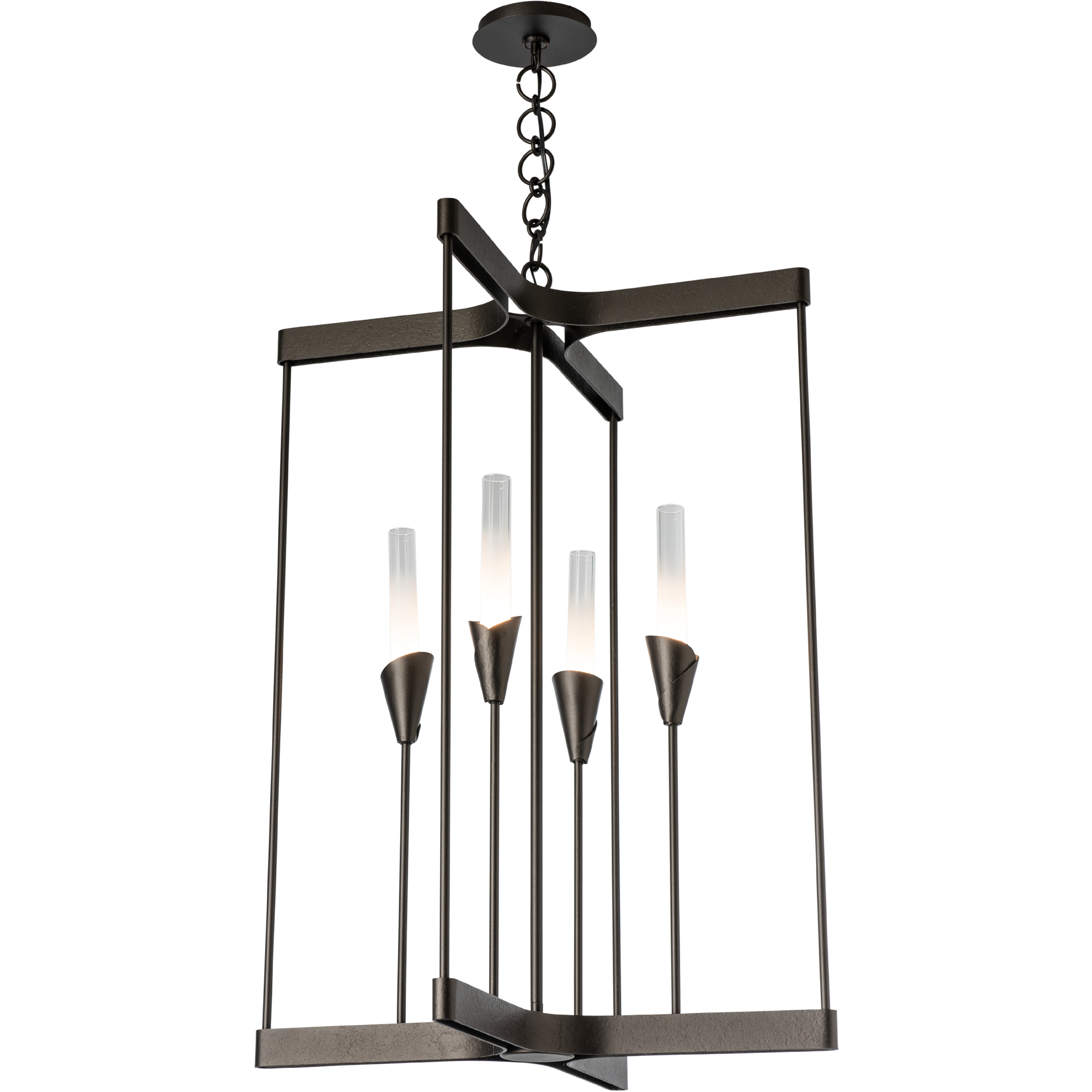 Lilium 4 Light 24.1 inch Vintage Platinum Chandelier Ceiling Light - Open Box