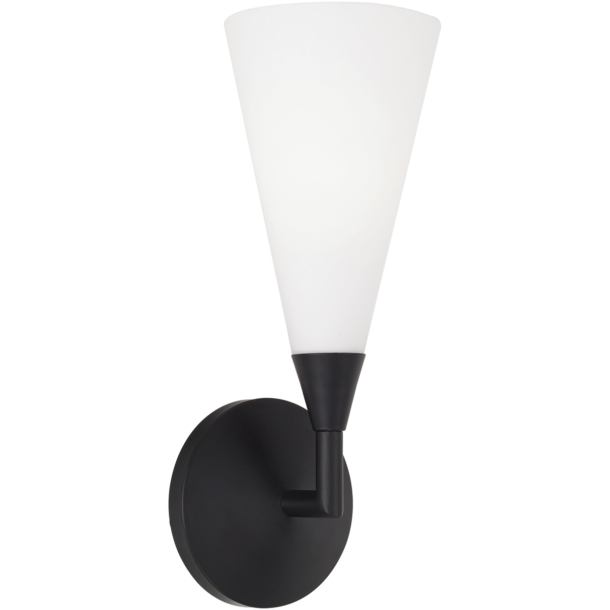 Gatsby 1 Light 5 inch Matte Black Sconce Wall Light