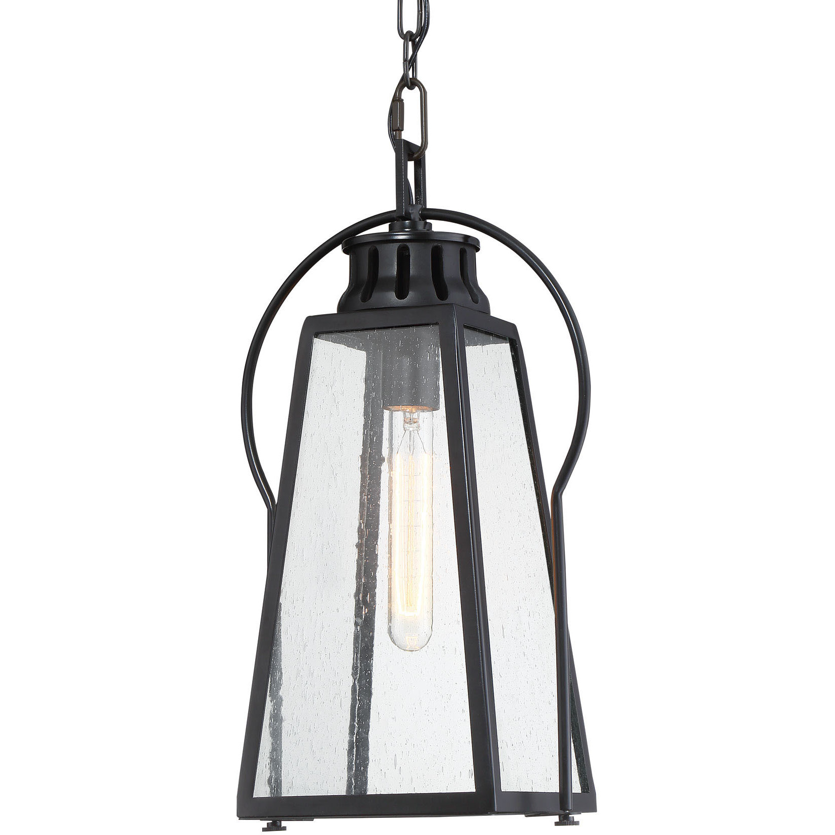 Halder Bridge 1 Light 10 inch Coal Outdoor Chain Hung Lantern, The Great Outdoors