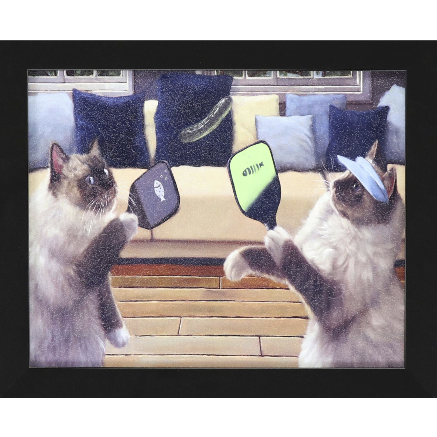 Animals 11 X 9 inch Non-Glass Framed Art, Propac