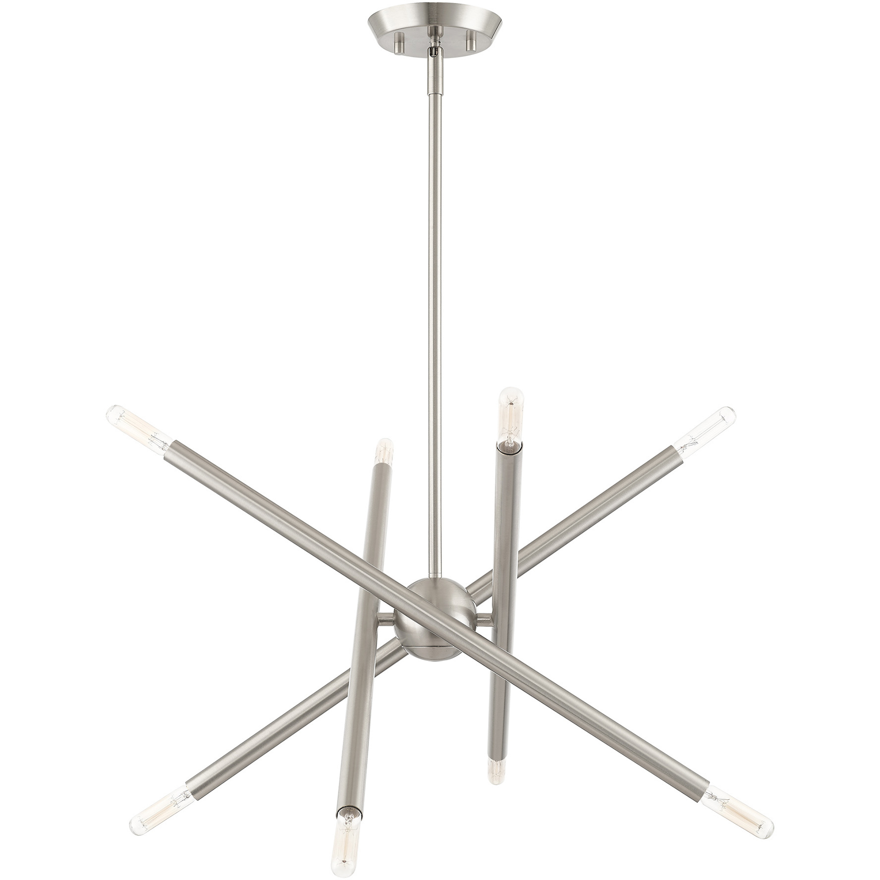 Soho 8 Light 19.5 inch Brushed Nickel Chandelier Ceiling Light