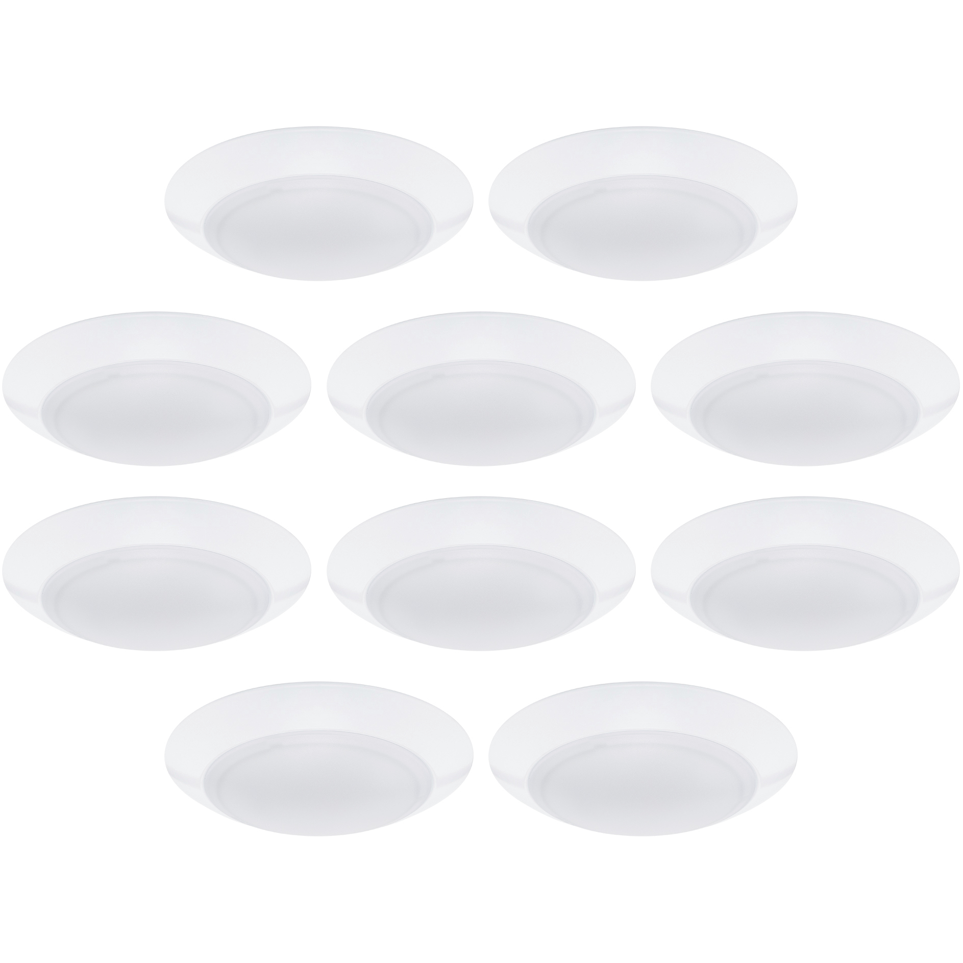 Disc LED 7.5 inch White Flush Mount Ceiling Light in 10, WAC Limited