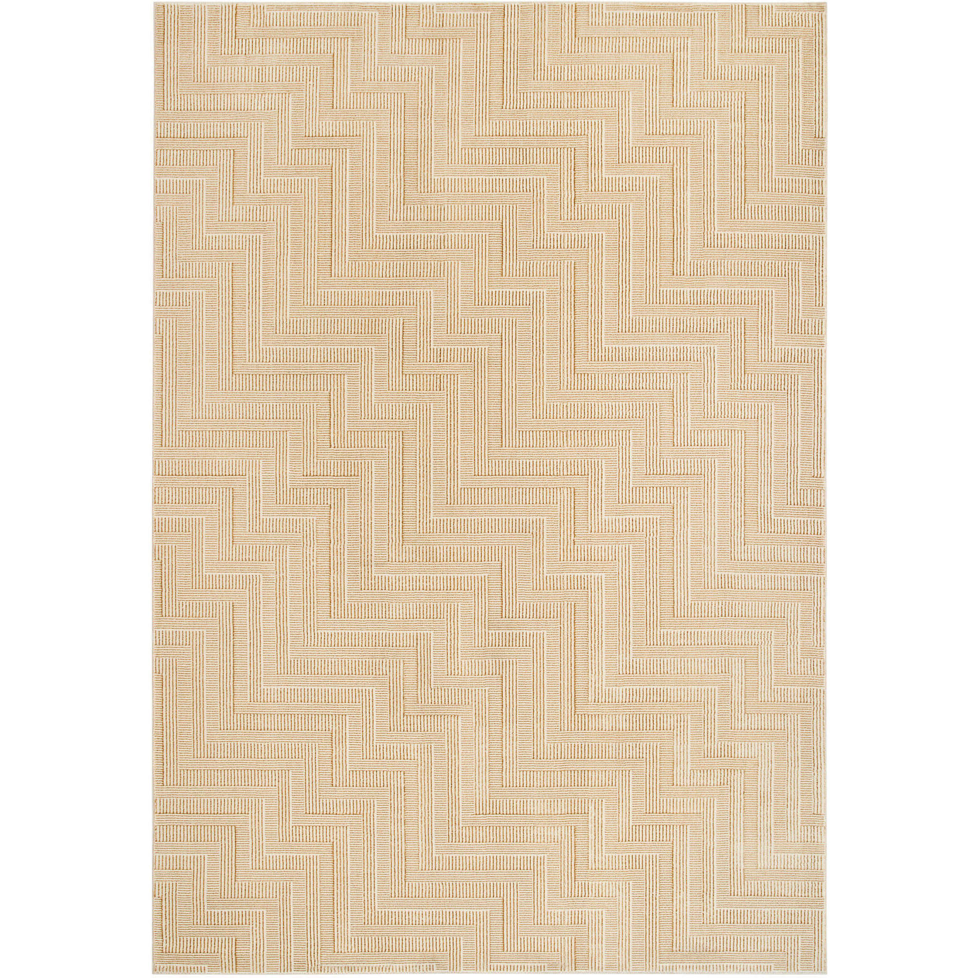 Livia 114 X 79 inch Gold Rug in 6 x 9