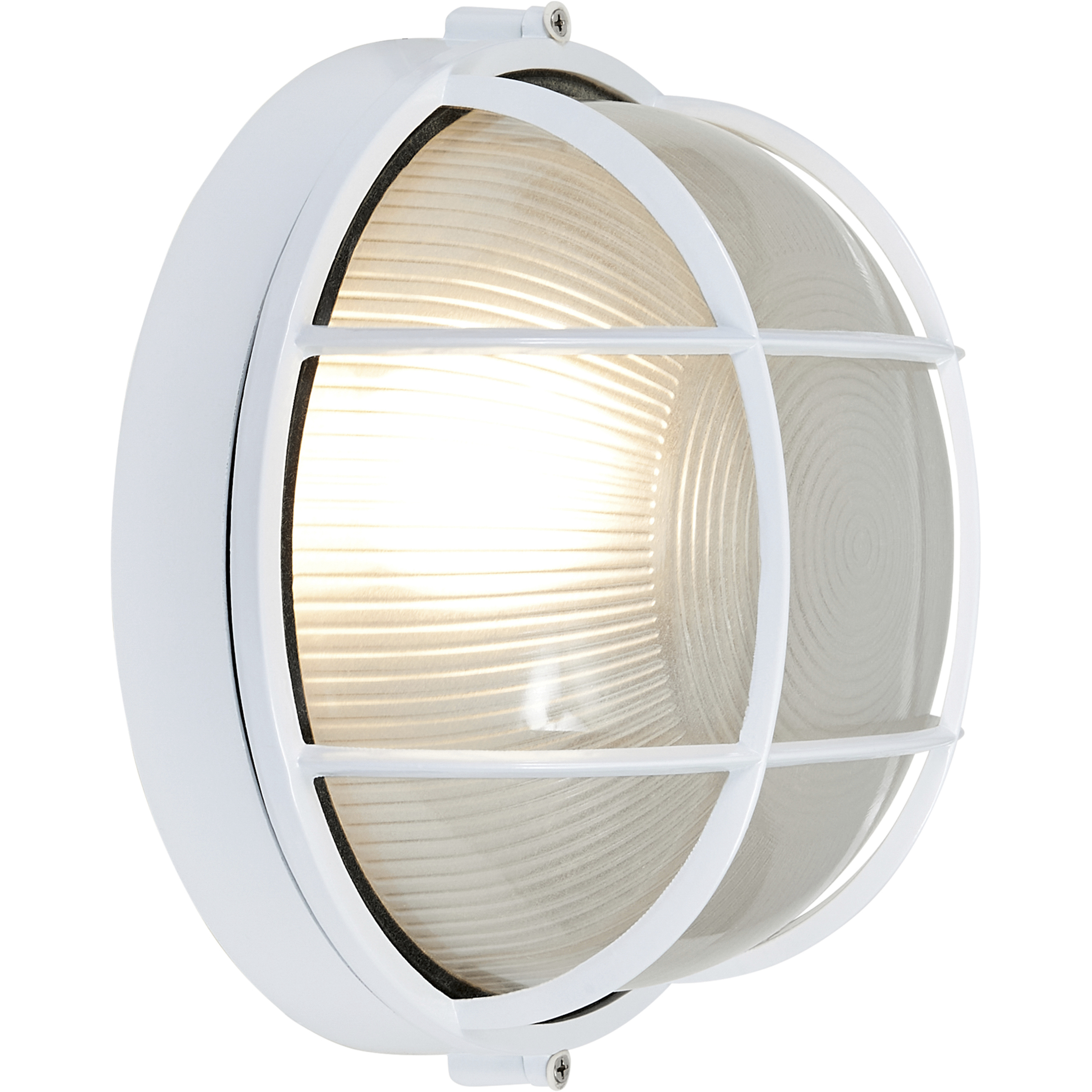 Nauticus 1 Light White Outdoor Wall Sconce in Incandescent