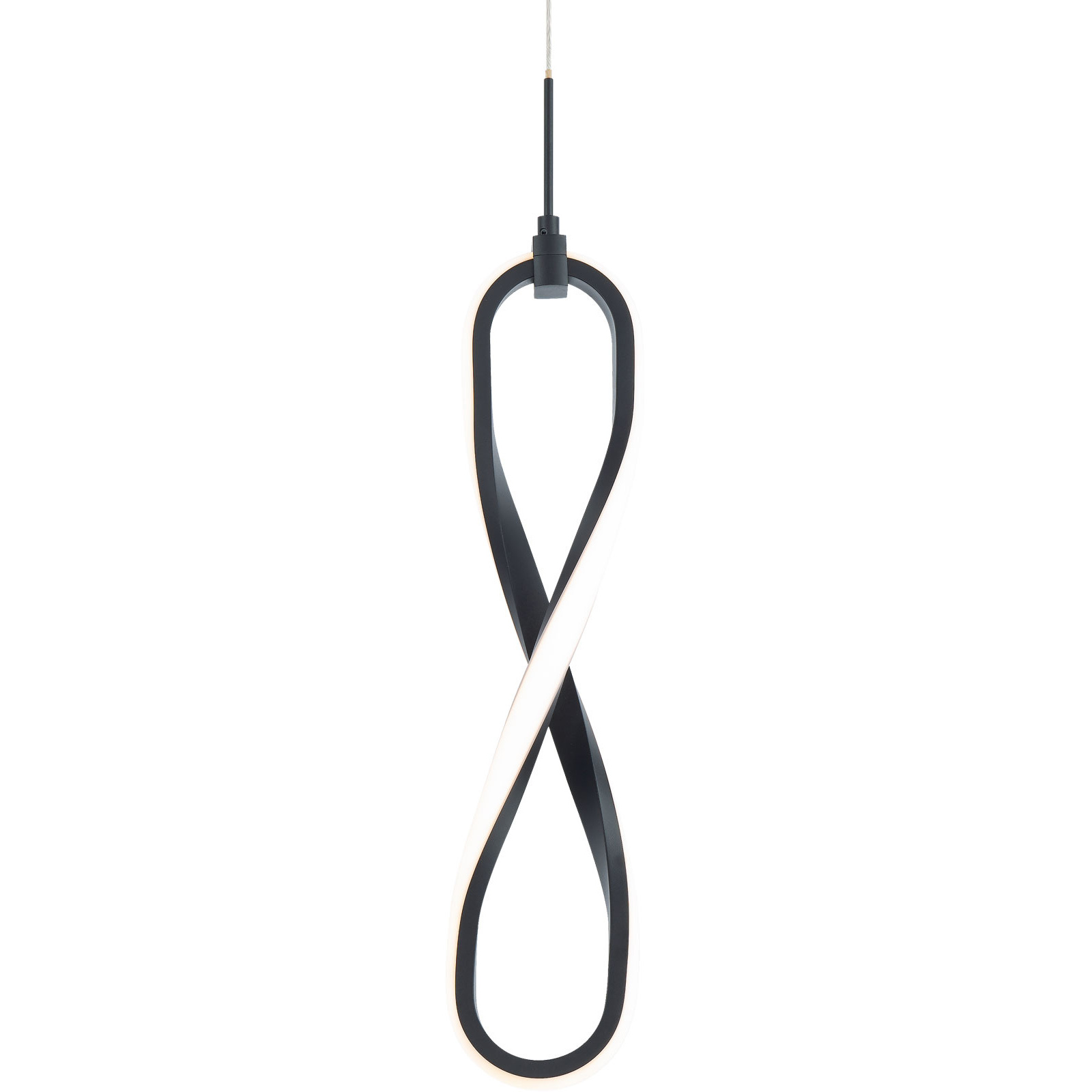 Marise LED 1 inch Black Mini-Pendant Ceiling Light, dweLED