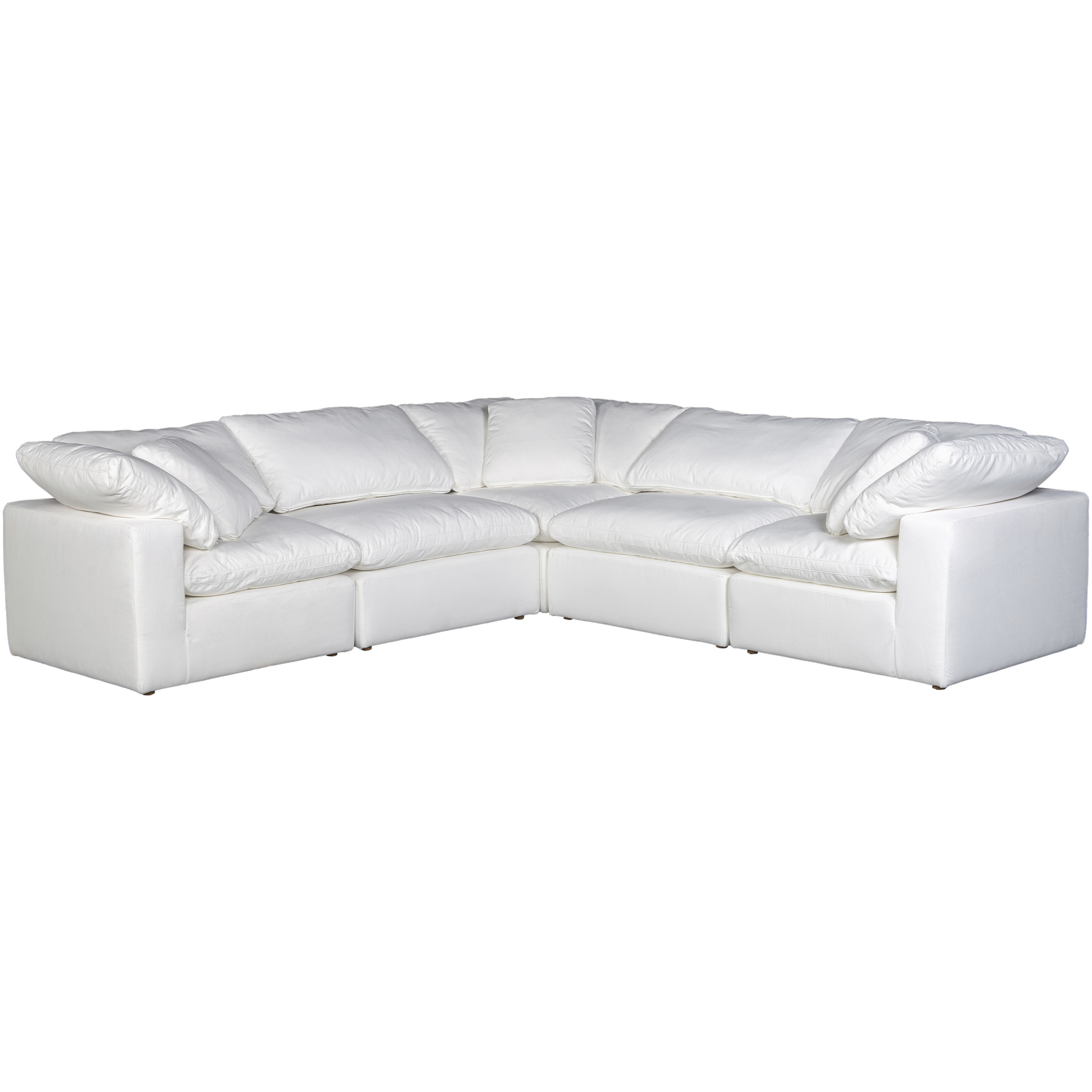 Terra Condo White Classic L Modular Sectional