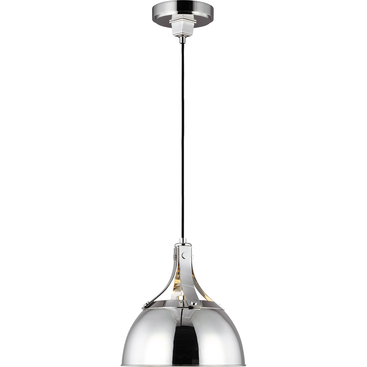 TOB by Thomas O'Brien Logan Pendant Ceiling Light in Polished Nickel