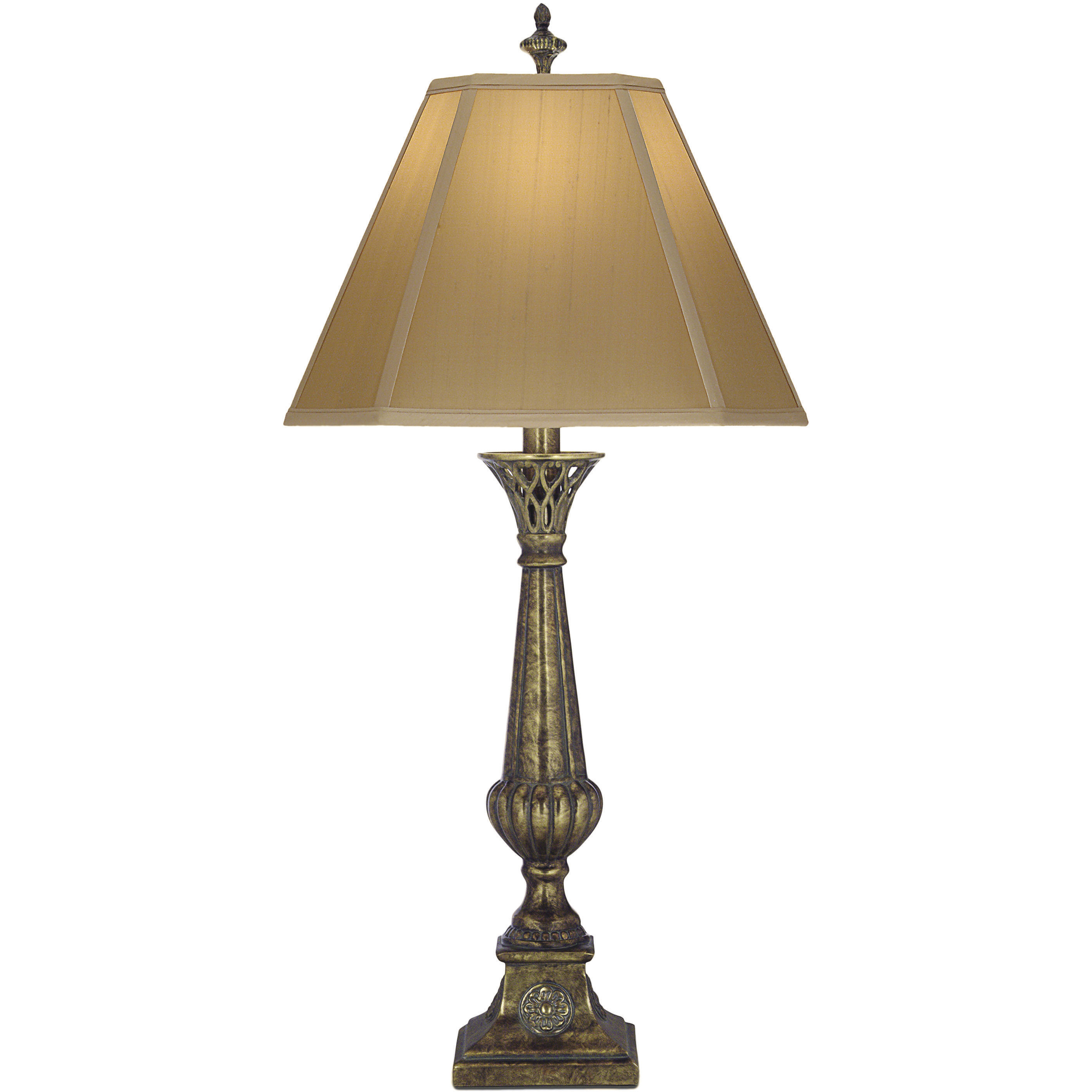 Ellie 35 inch 150 watt Tortoise Shell Table Lamp Portable Light