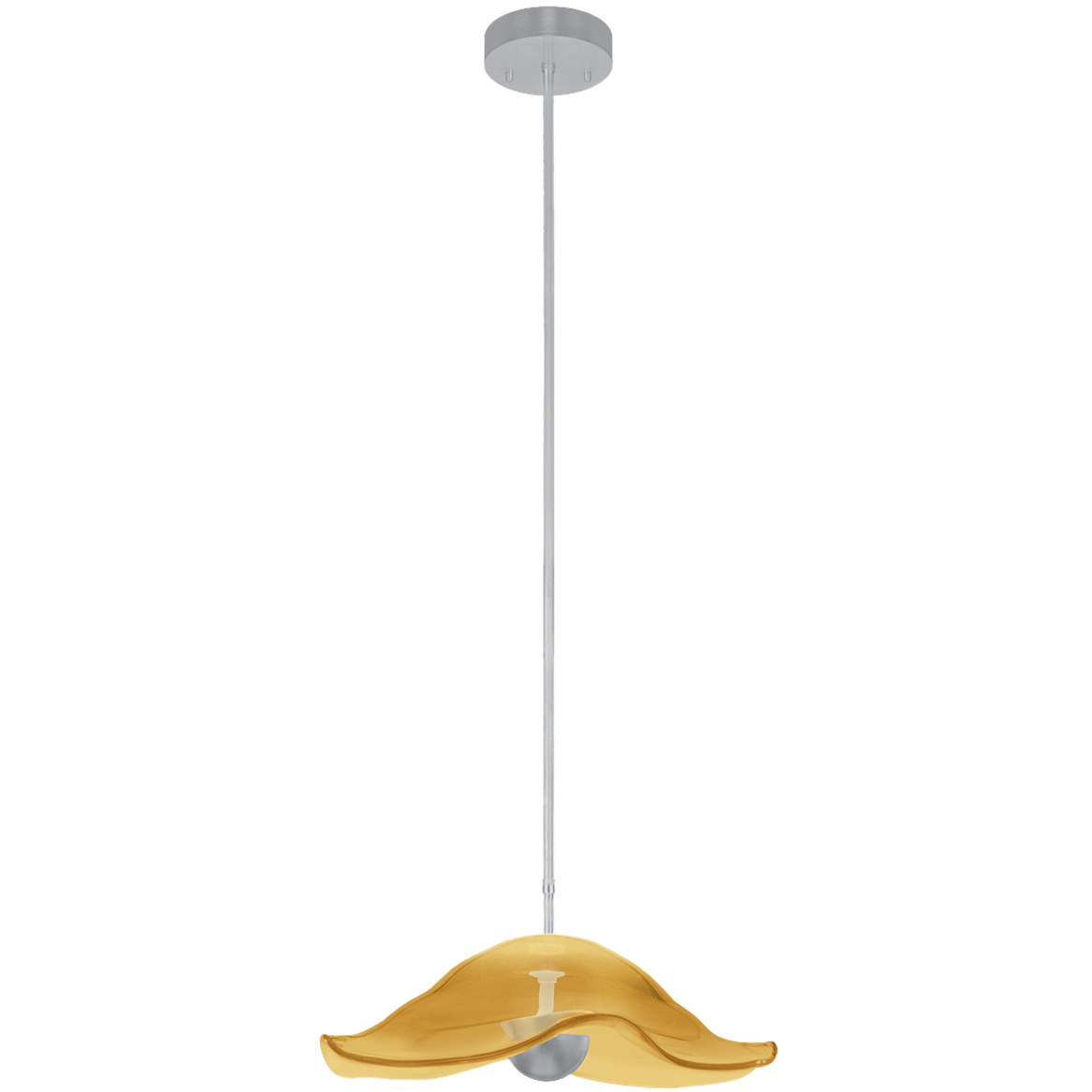 Embark 1 Light 20 inch Silver Pendant Ceiling Light