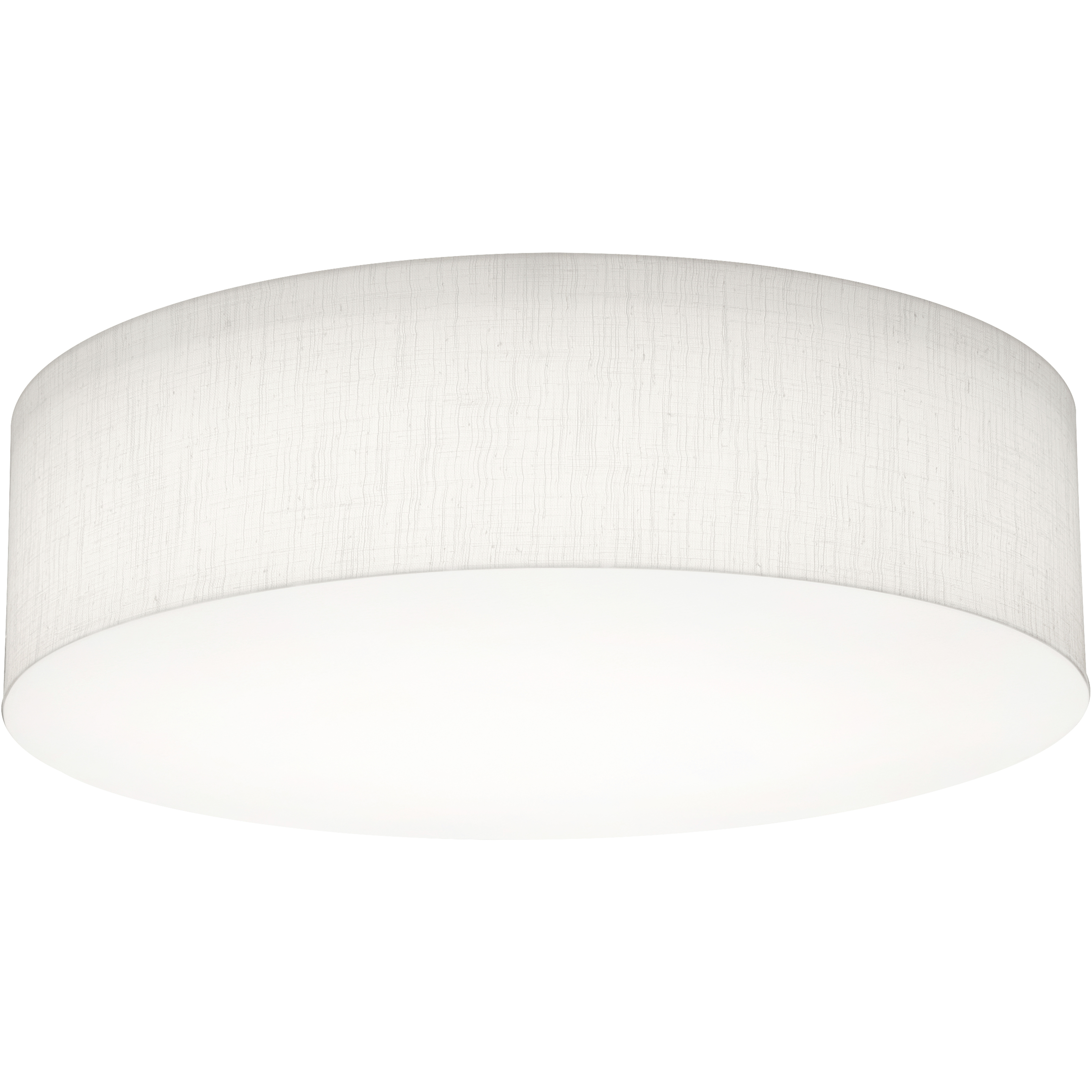 Anton 3 Light 19.25 inch Linen White Flush Mount Ceiling Light