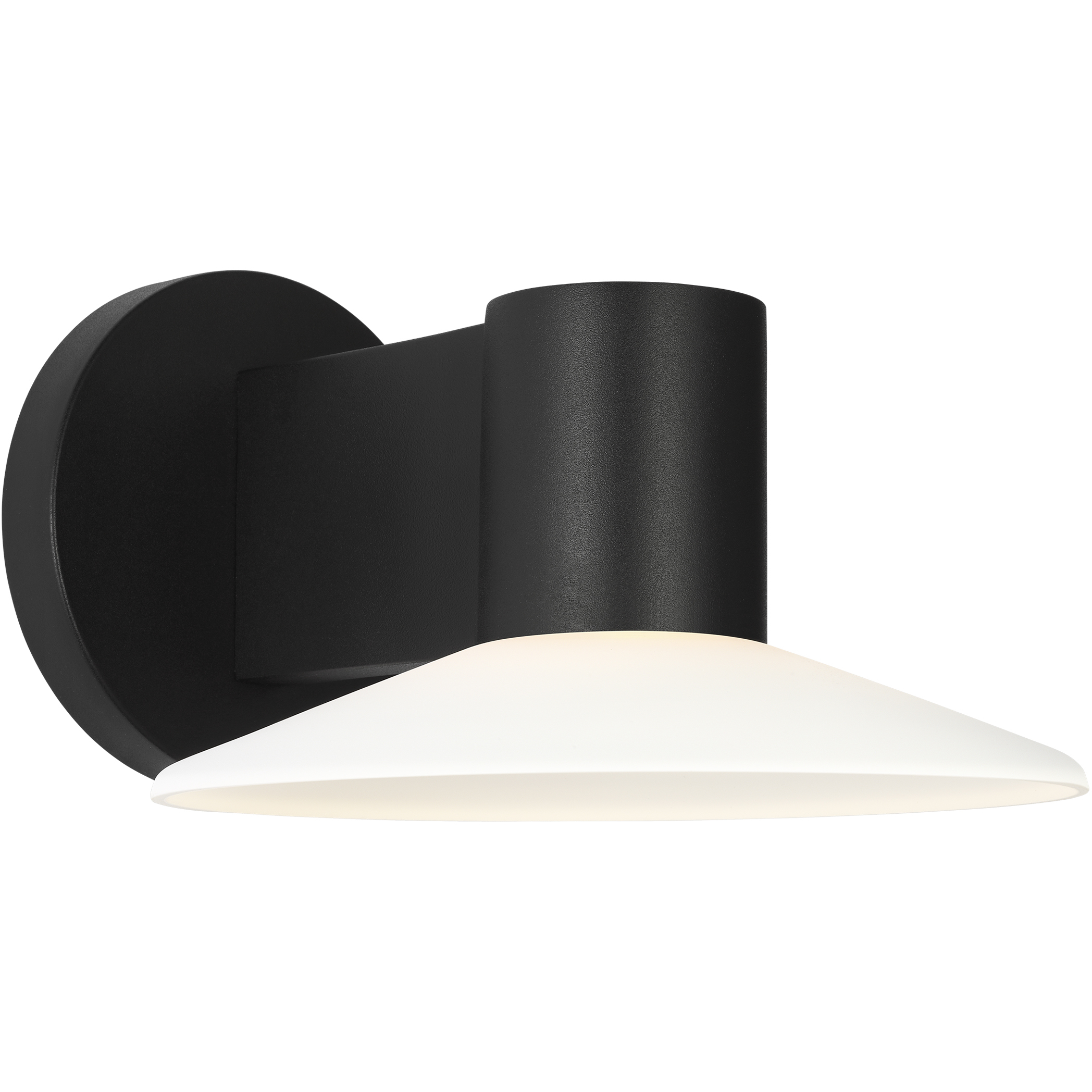 Barbara Barry Focal LED 5.25 inch Textured Black Outdoor Sconce